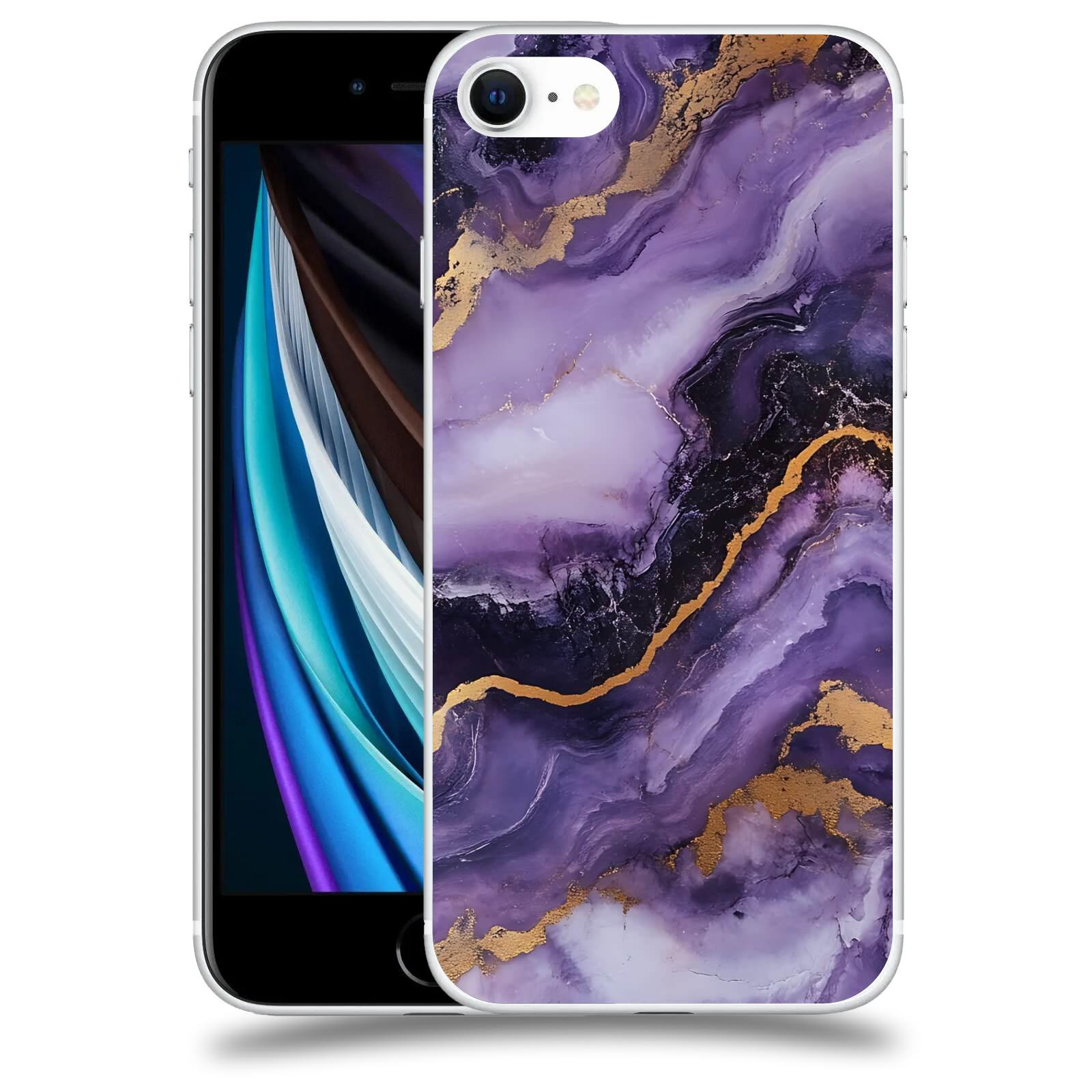 ACOVER Kryt na mobil Apple iPhone SE 2020 - Violet II