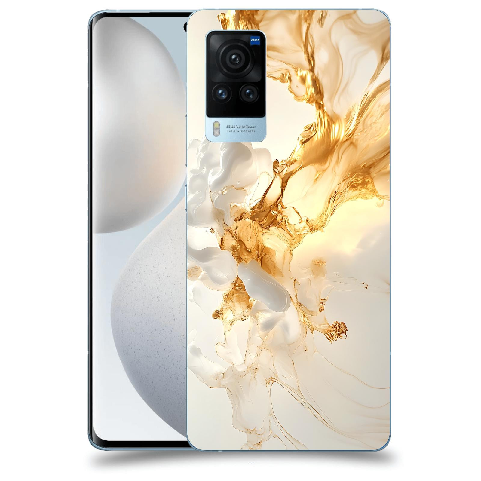 ACOVER Kryt na mobil Vivo X60 Pro 5G - Vanilla Bourbon I