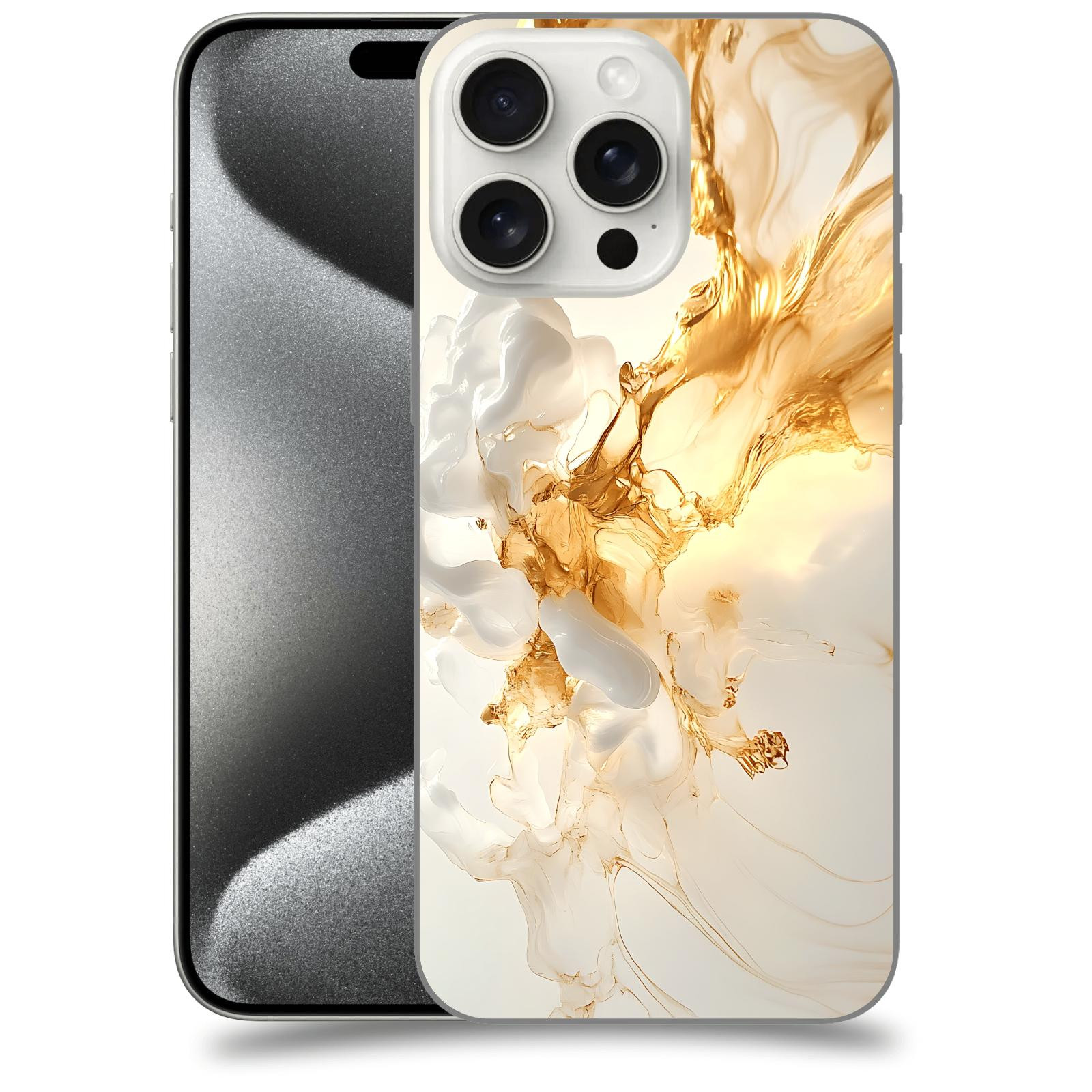 ACOVER Kryt na mobil Apple iPhone 15 pro max - Vanilla Bourbon I