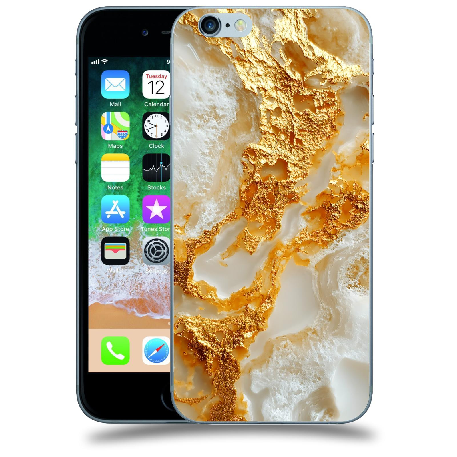ACOVER Kryt na mobil Apple iPhone 6/6S - Vanilla Bourbon II