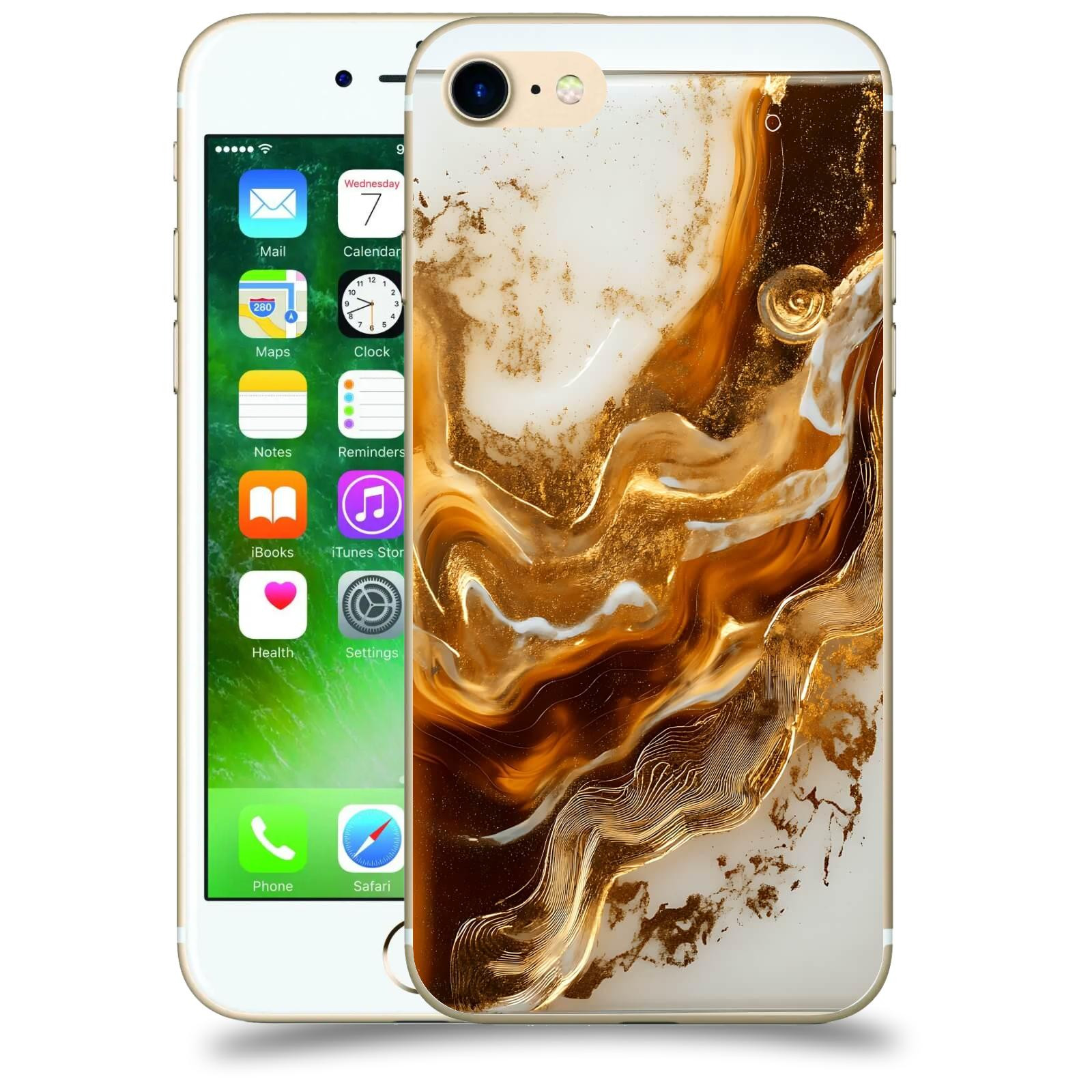 ACOVER Kryt na mobil Apple iPhone 7 - Amber I