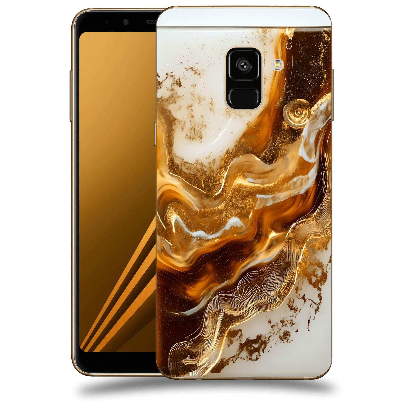 ACOVER Kryt na mobil Samsung Galaxy A8 2018 A530F - Amber I