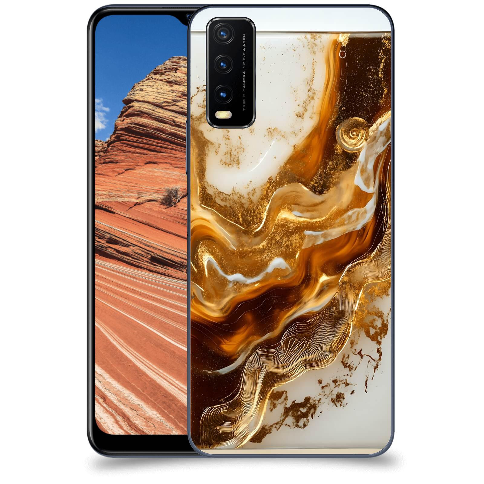 ACOVER Kryt na mobil Vivo Y20s - Amber I