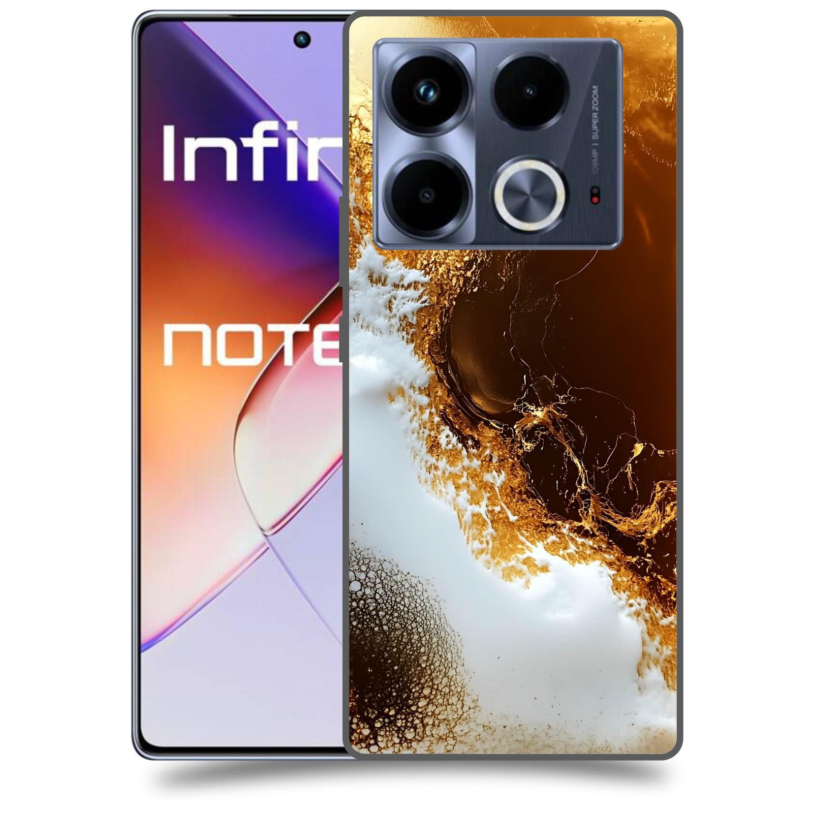 ACOVER Kryt na mobil Infinix Note 40 - Amber II