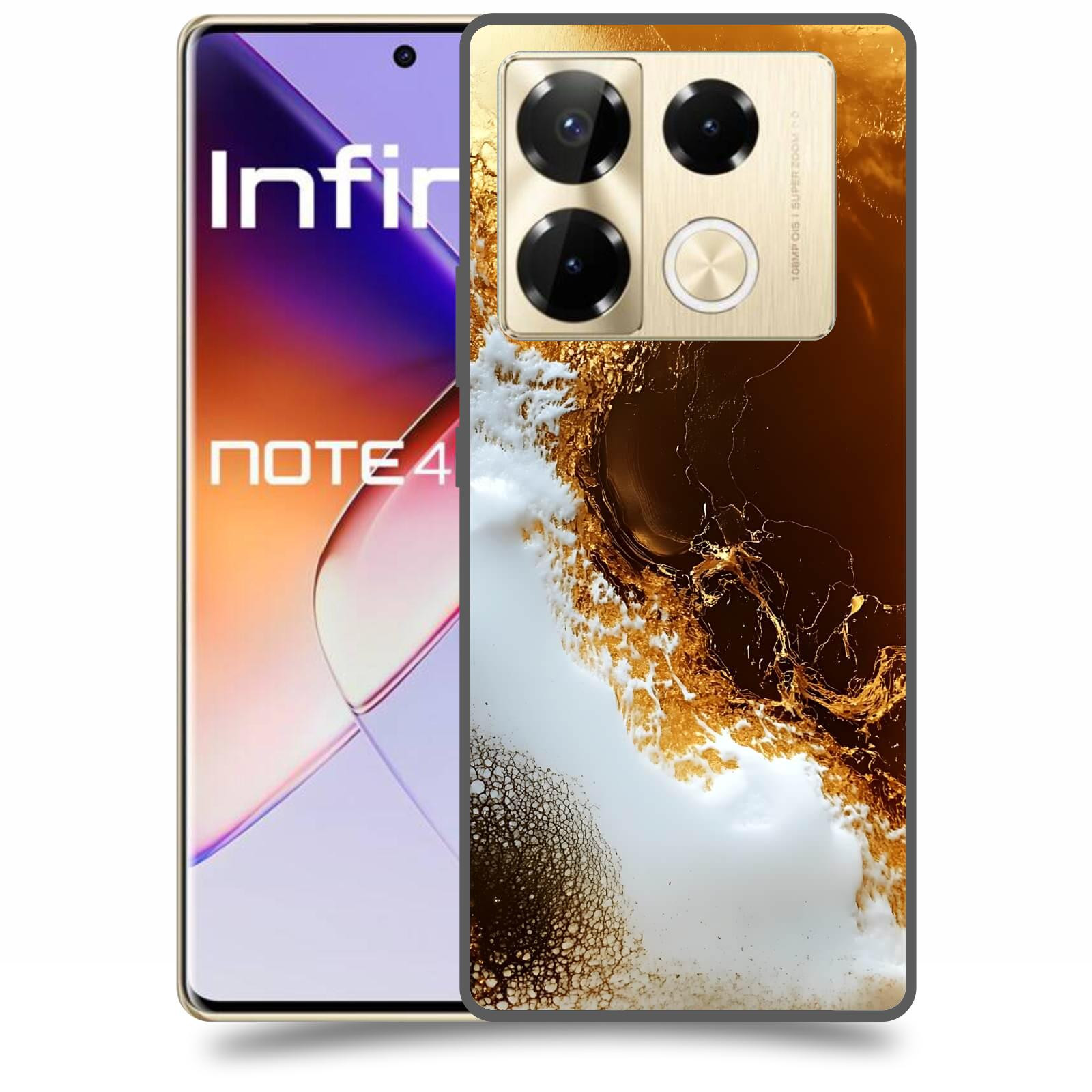 ACOVER Kryt na mobil Infinix Note 40 PRO - Amber II