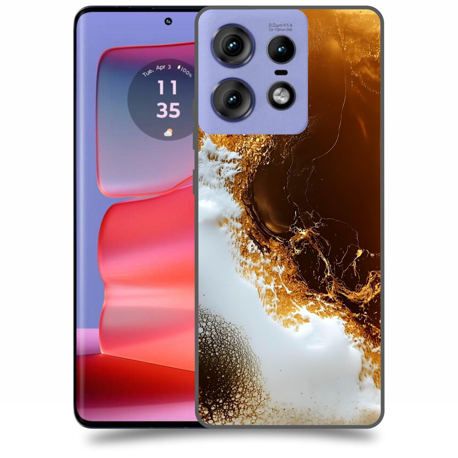 ACOVER Kryt na mobil Motorola Edge 50 Pro - Amber II