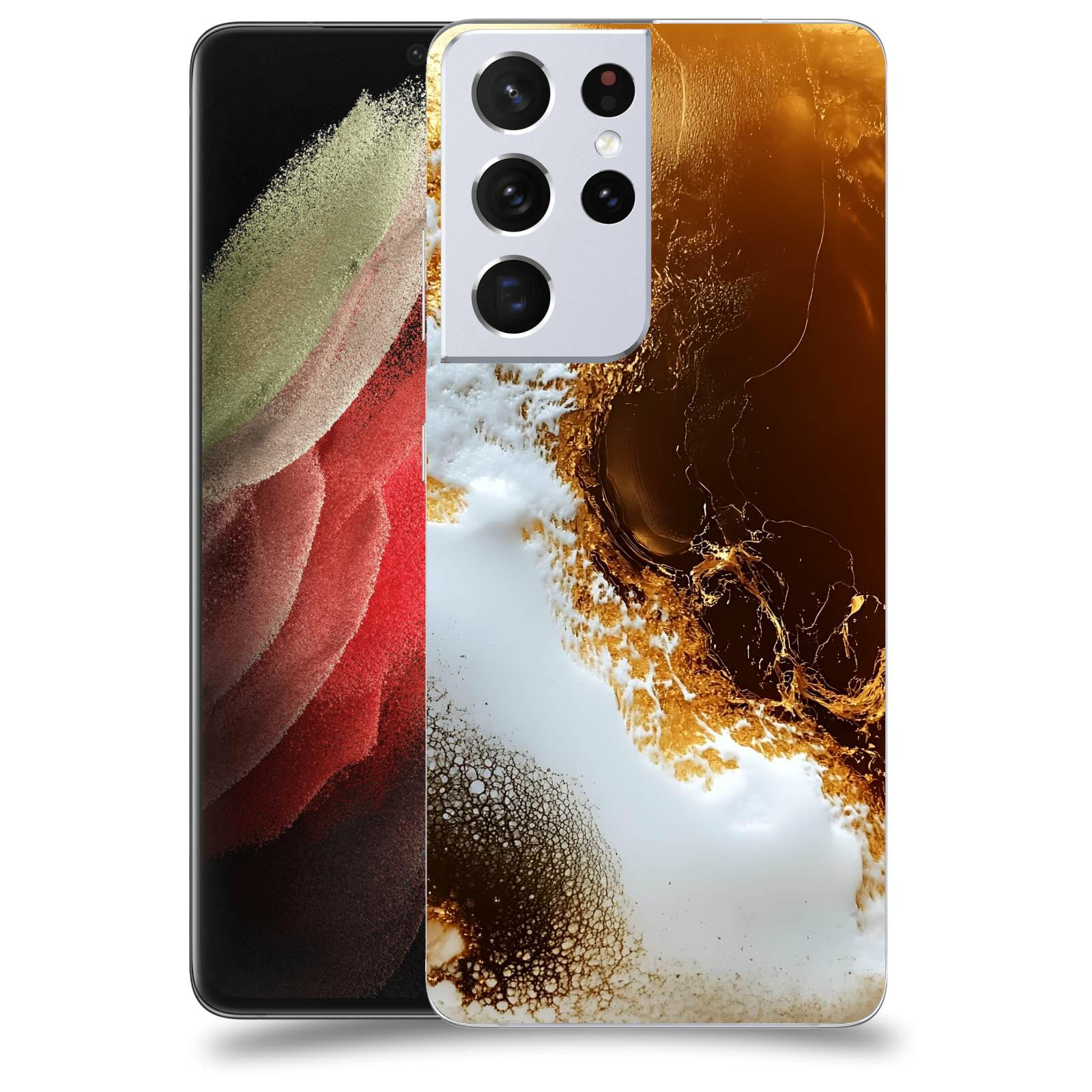 ACOVER Kryt na mobil Samsung Galaxy S21 Ultra 5G G998B - Amber II