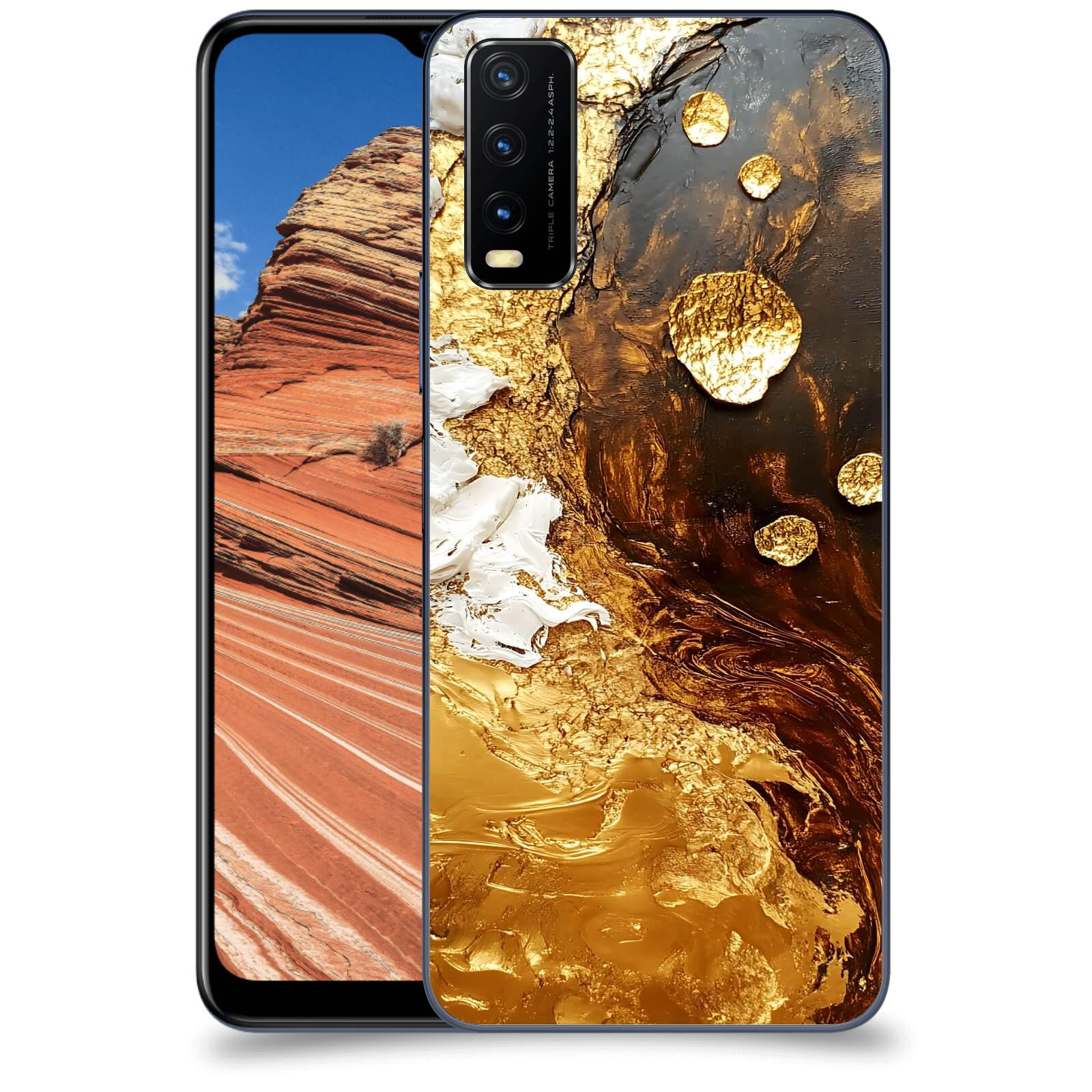 ACOVER Kryt na mobil Vivo Y20s - Amber III