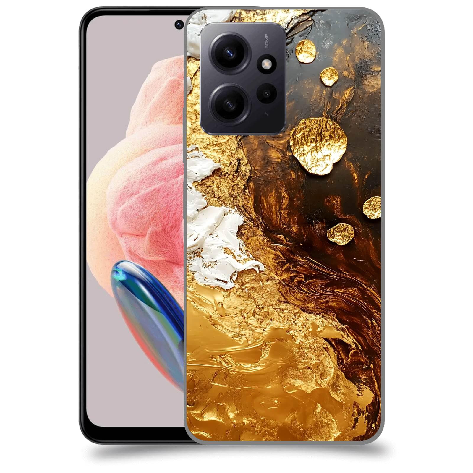ACOVER Kryt na mobil Xiaomi Redmi Note 12 4G - Amber III