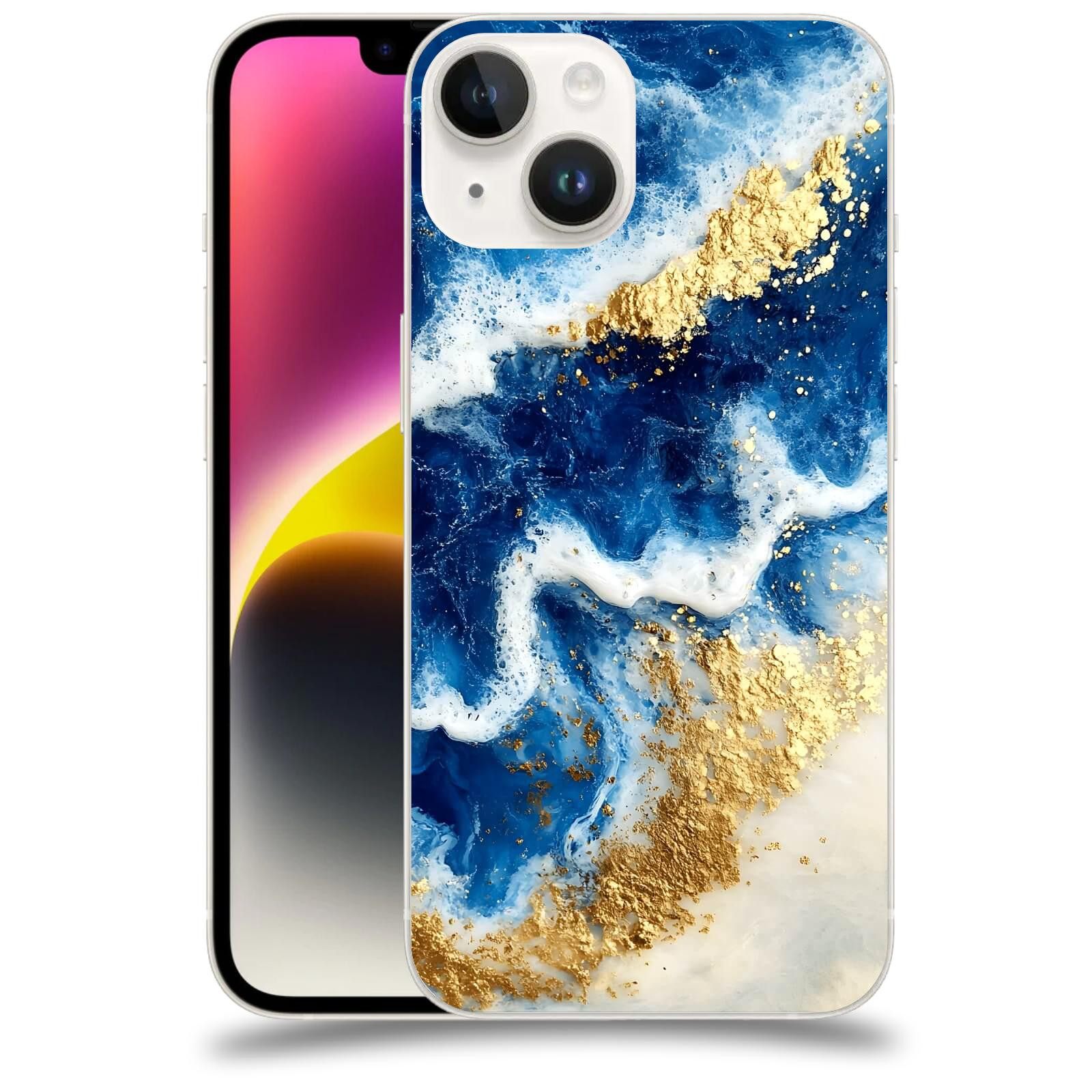 ACOVER Kryt na mobil Apple iPhone 14 - Ocean Waves I