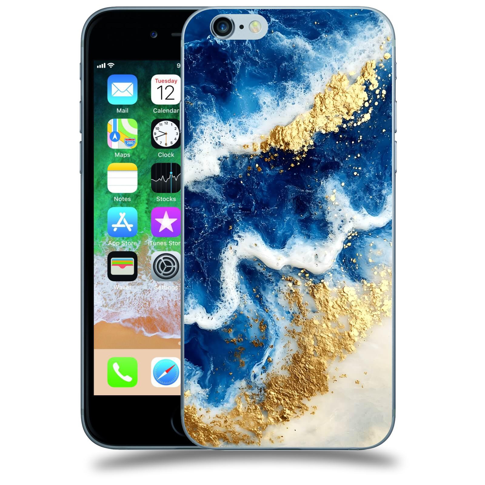 ACOVER Kryt na mobil Apple iPhone 6/6S - Ocean Waves I