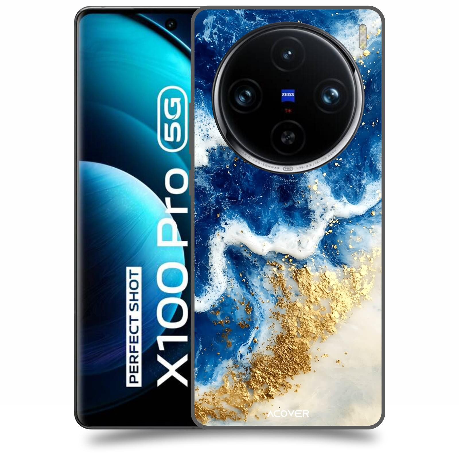 ACOVER Kryt na mobil Vivo X100 Pro - Ocean Waves I