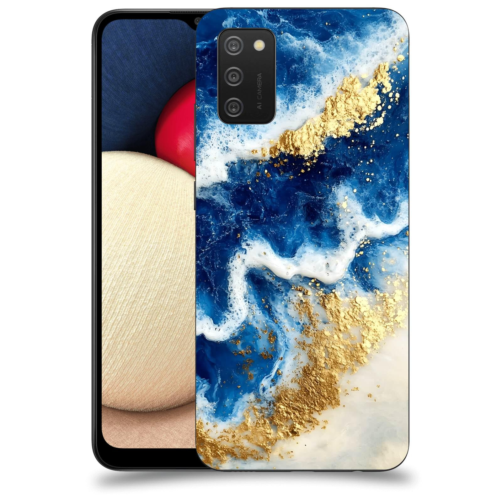 ACOVER Kryt na mobil Samsung Galaxy A02s A025G - Ocean Waves I