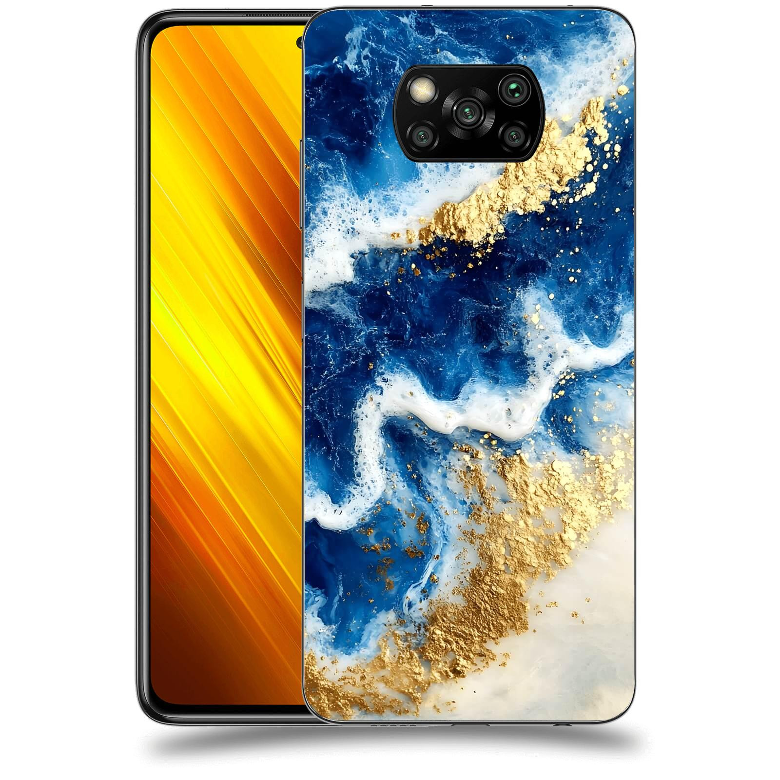 ACOVER Kryt na mobil Xiaomi Poco X3 - Ocean Waves I