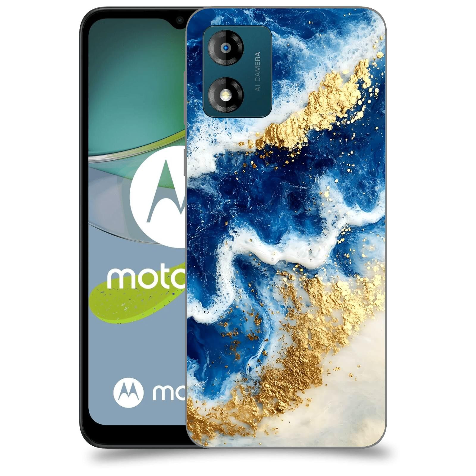 ACOVER Kryt na mobil Motorola Moto E13 - Ocean Waves I