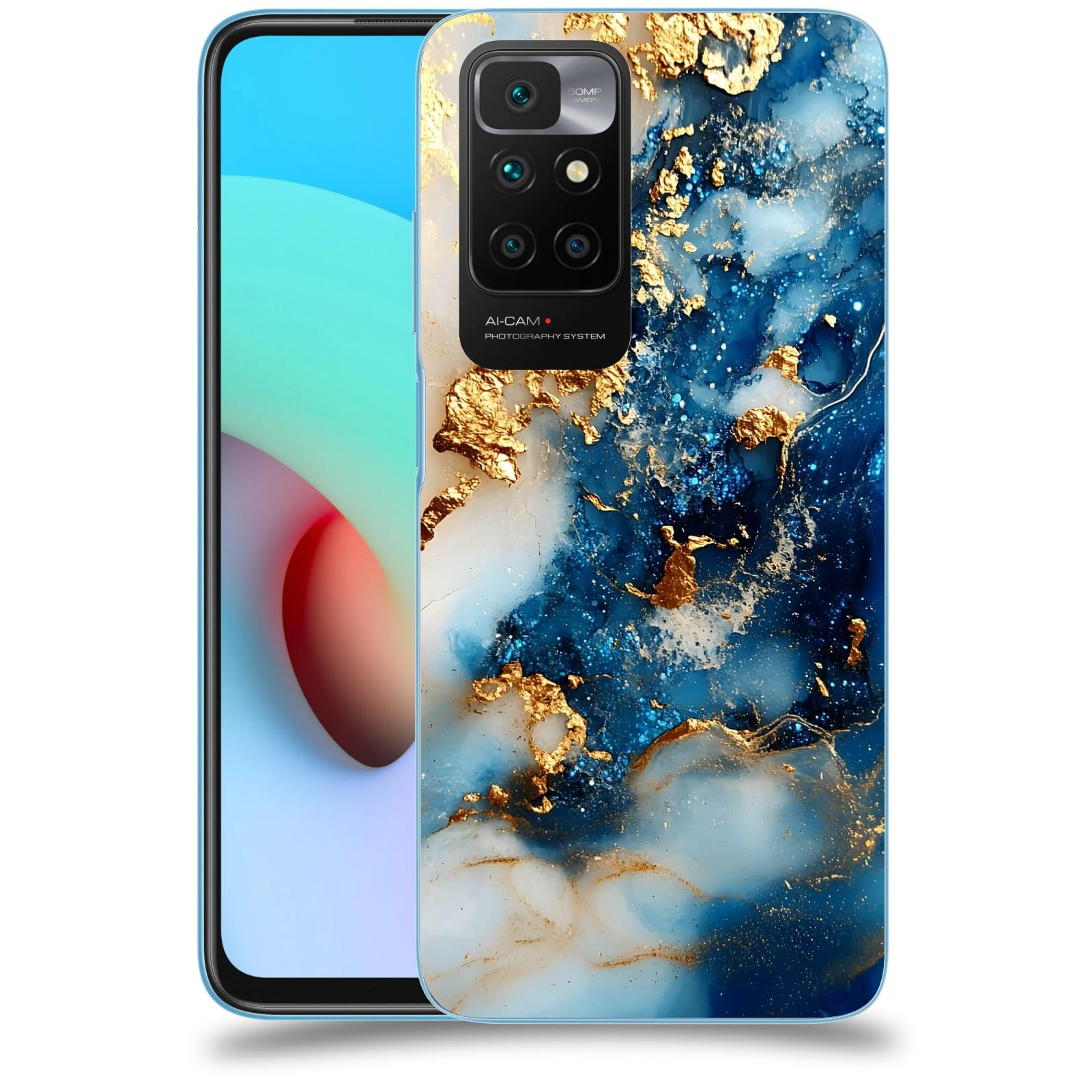 ACOVER Kryt na mobil Xiaomi Redmi 10 (2022) - Ocean Waves II