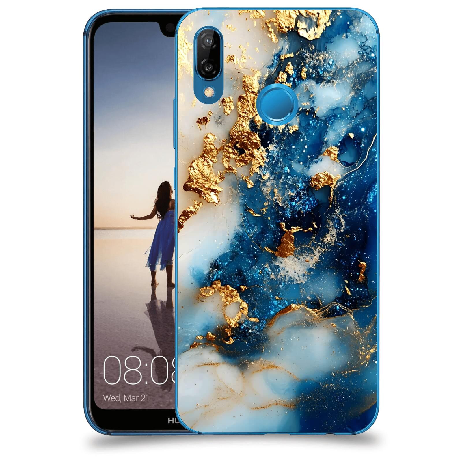 ACOVER Kryt na mobil Huawei P20 Lite - Ocean Waves II