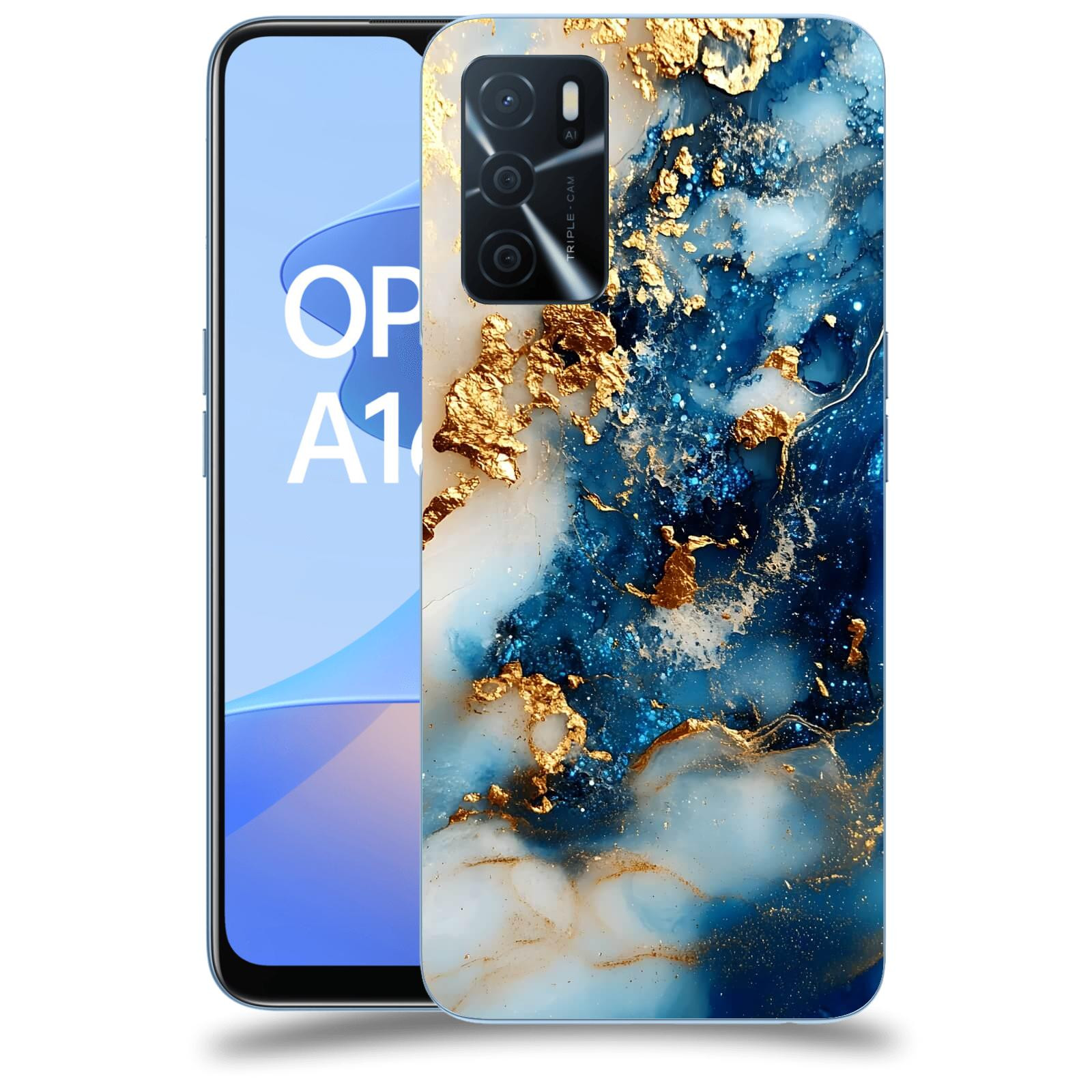 ACOVER Kryt na mobil OPPO A16s - Ocean Waves II