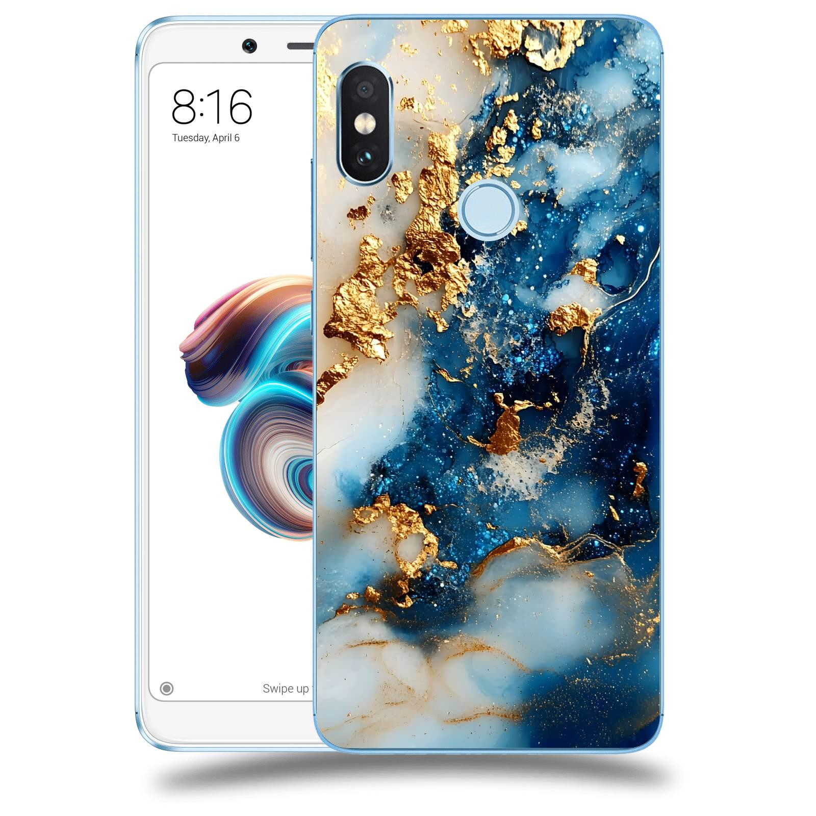 ACOVER Kryt na mobil Xiaomi Redmi Note 5 Global - Ocean Waves II