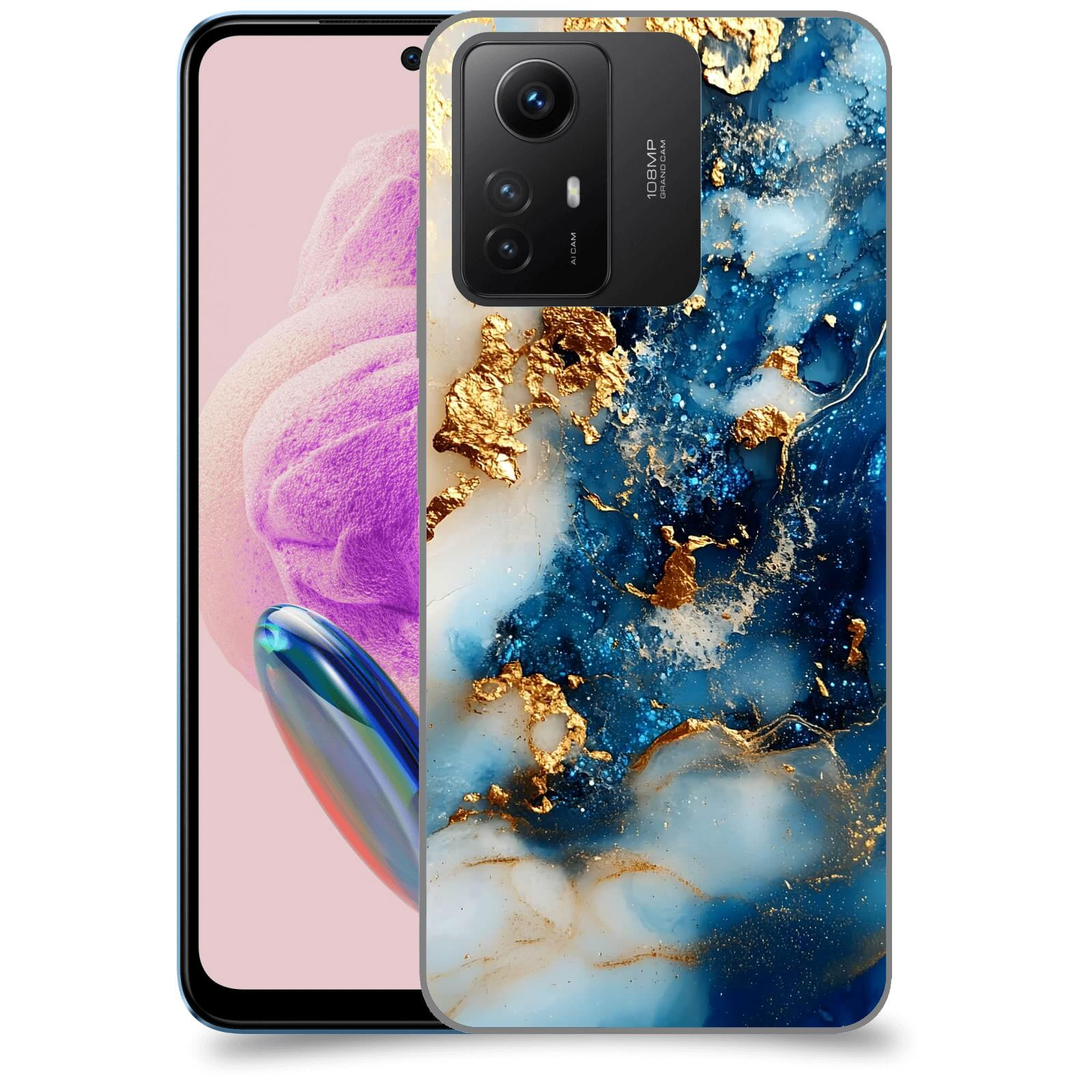 ACOVER Kryt na mobil Xiaomi Redmi Note 12S - Ocean Waves II