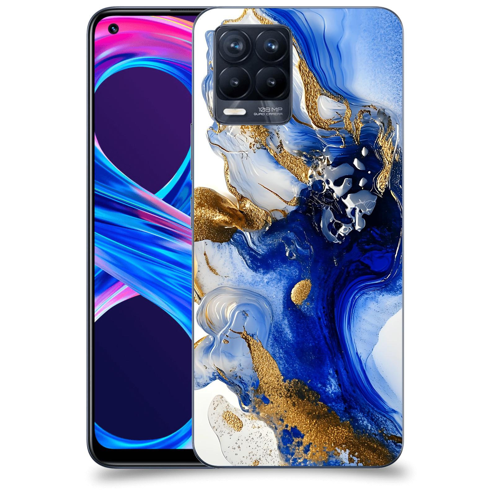 ACOVER Kryt na mobil Realme 8 Pro - Ocean Waves III
