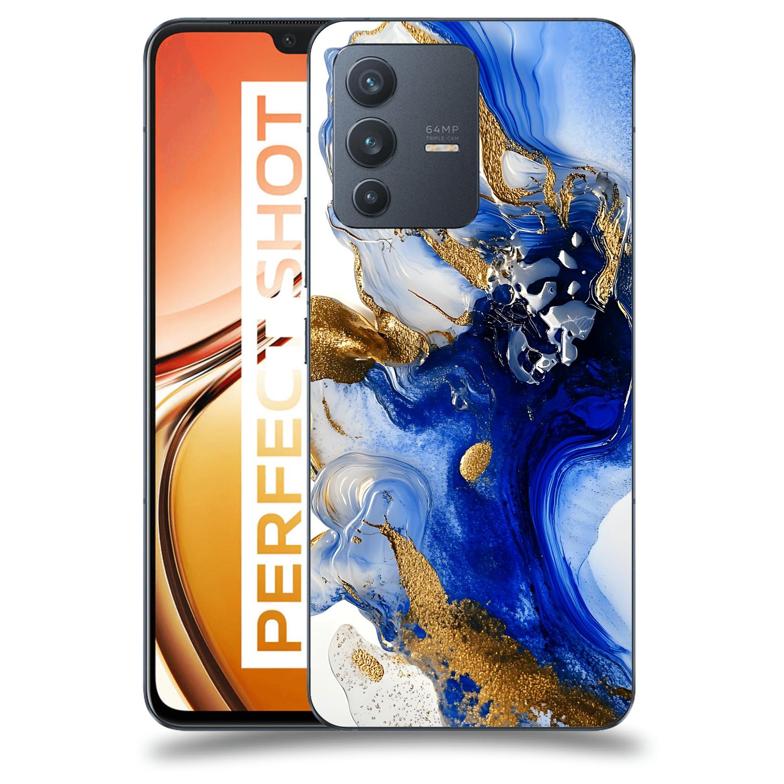 ACOVER Kryt na mobil Vivo V23 5G - Ocean Waves III