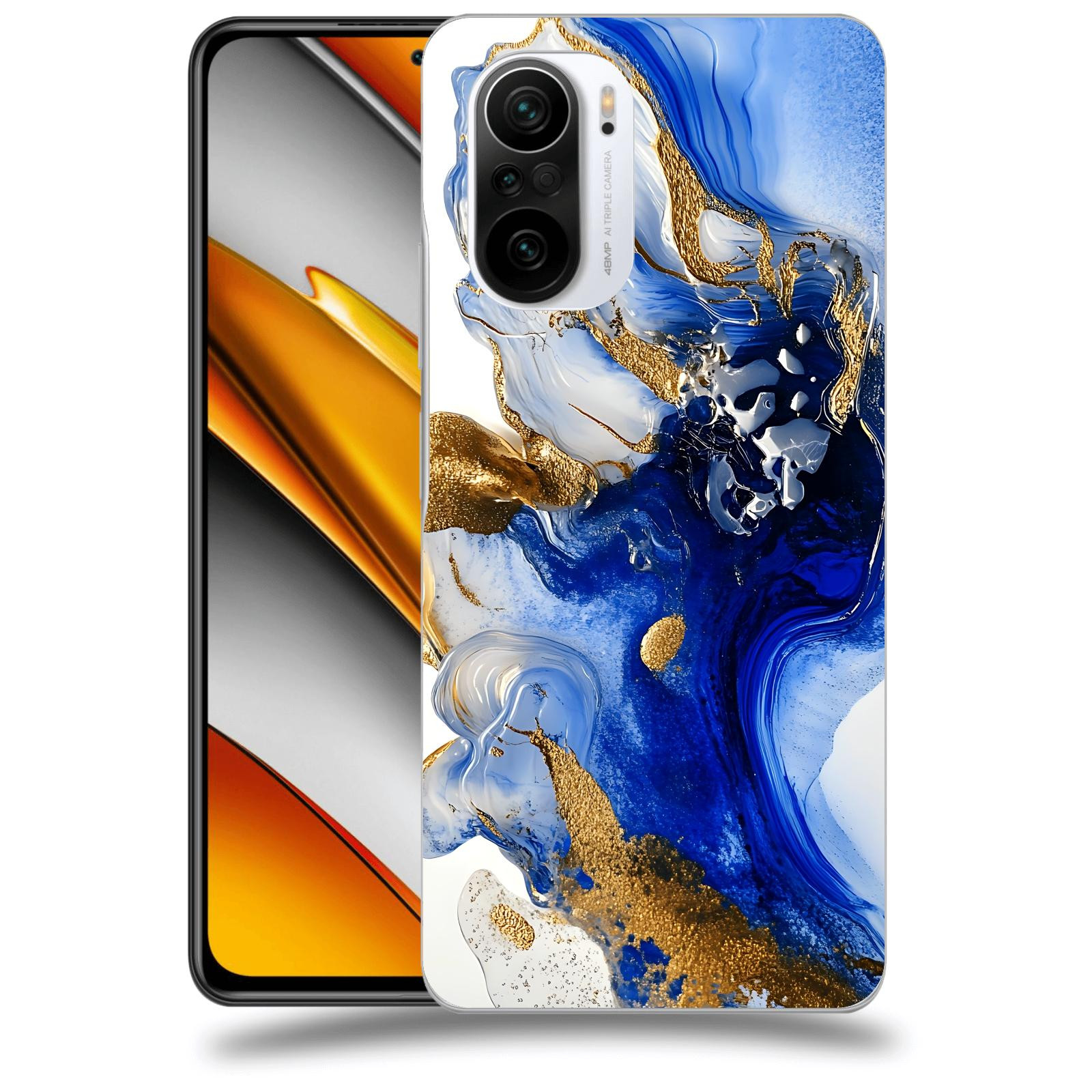 ACOVER Kryt na mobil Xiaomi Poco F3 - Ocean Waves III