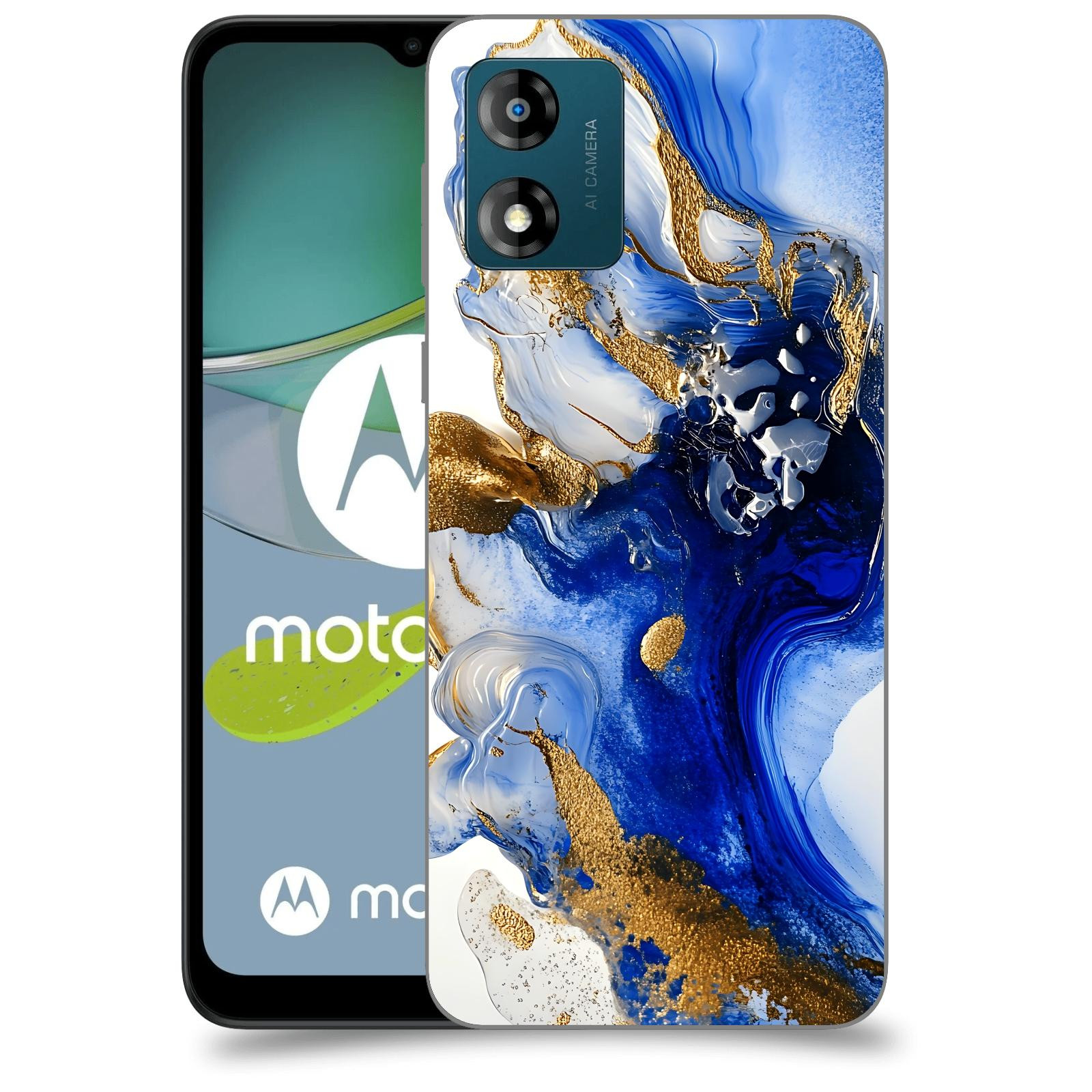 ACOVER Kryt na mobil Motorola Moto E13 - Ocean Waves III