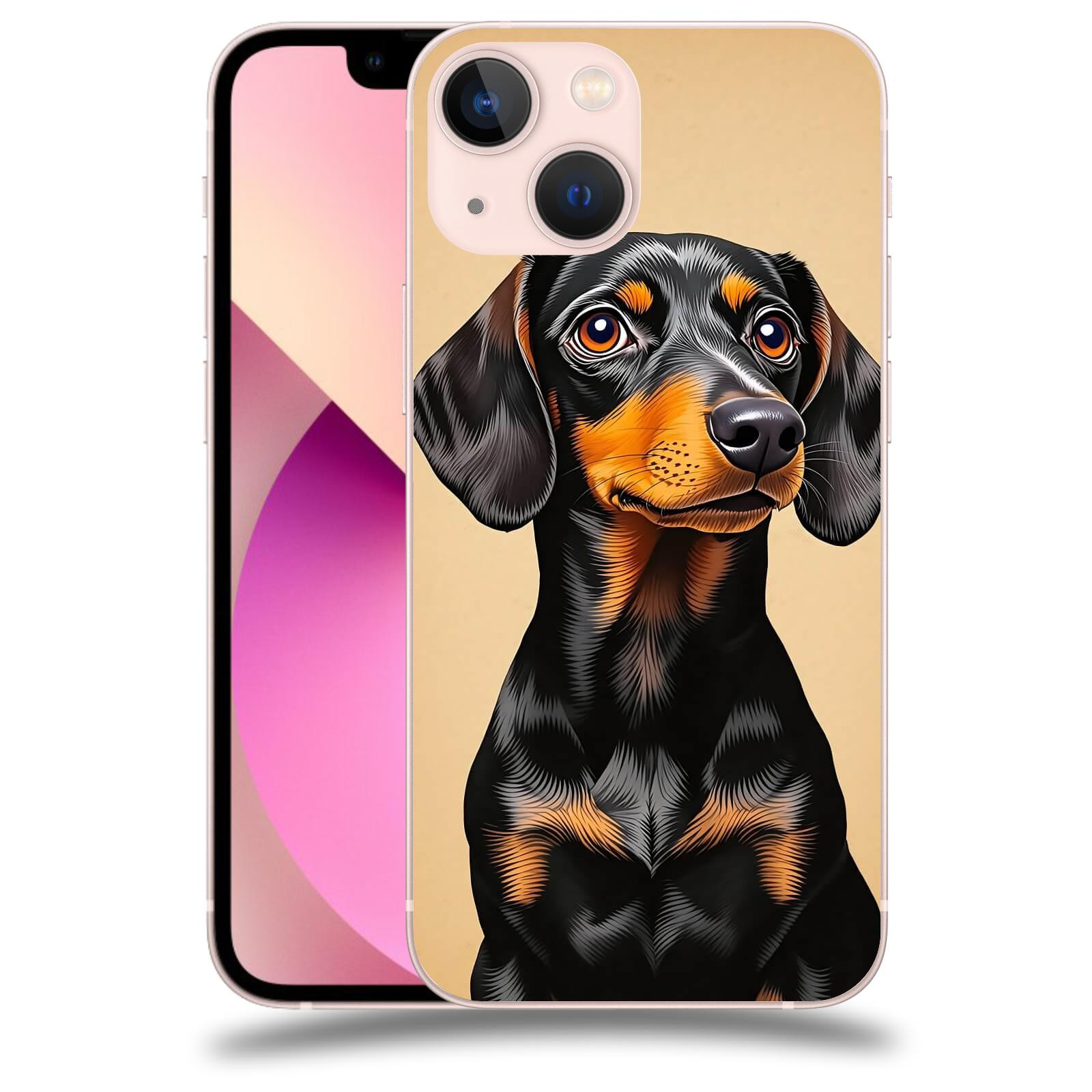 ACOVER Kryt na mobil Apple iPhone 13 mini - Dachshund I