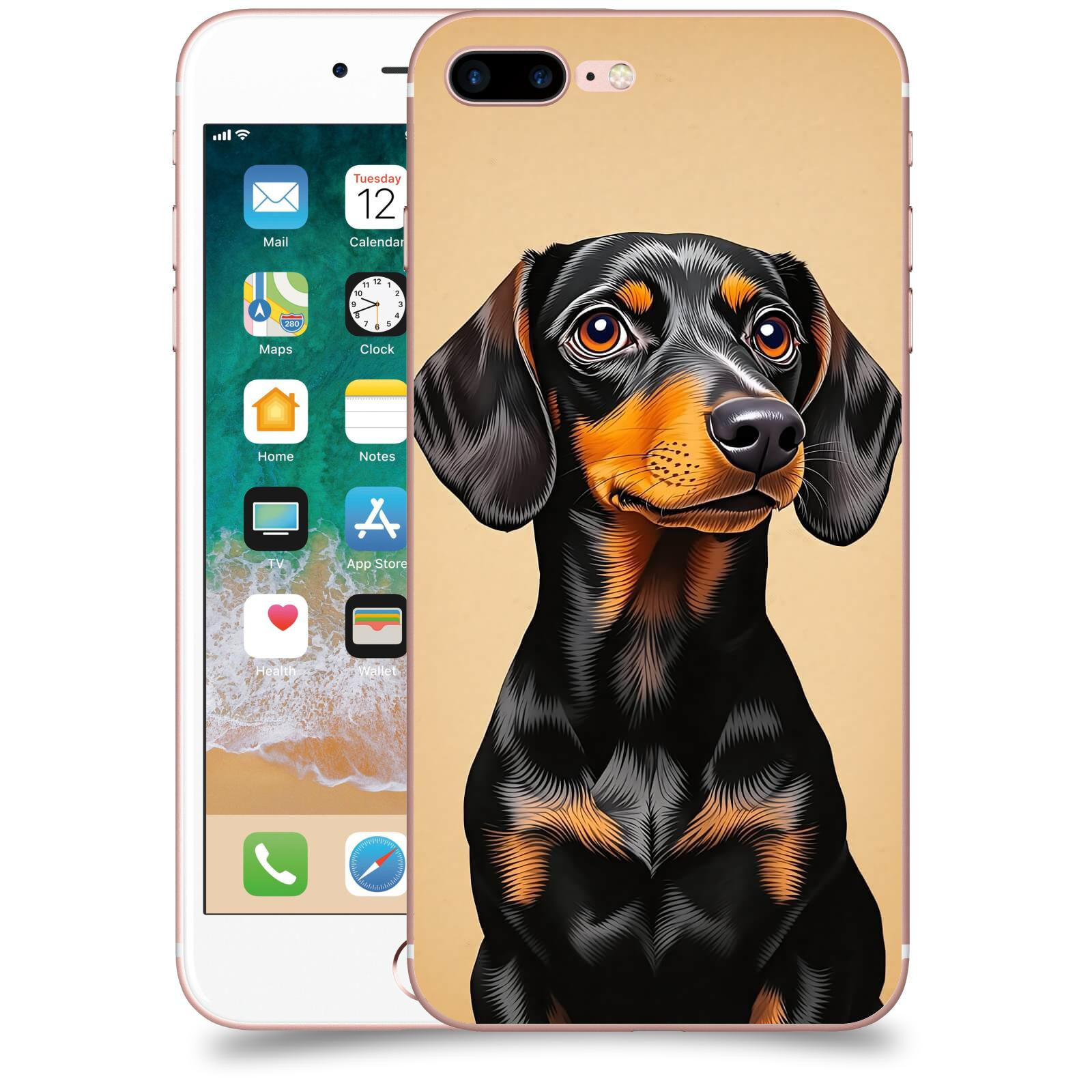 ACOVER Kryt na mobil Apple iPhone 7 Plus - Dachshund I