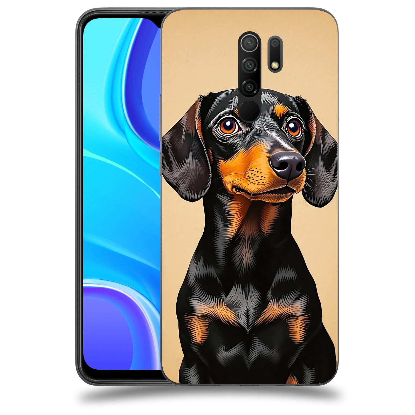 ACOVER Kryt na mobil Xiaomi Redmi 9 - Dachshund I