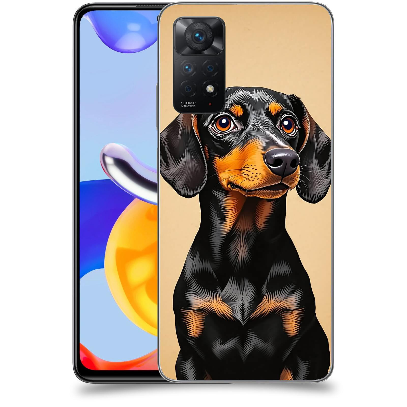 ACOVER Kryt na mobil Xiaomi Redmi Note 11 Pro - Dachshund I