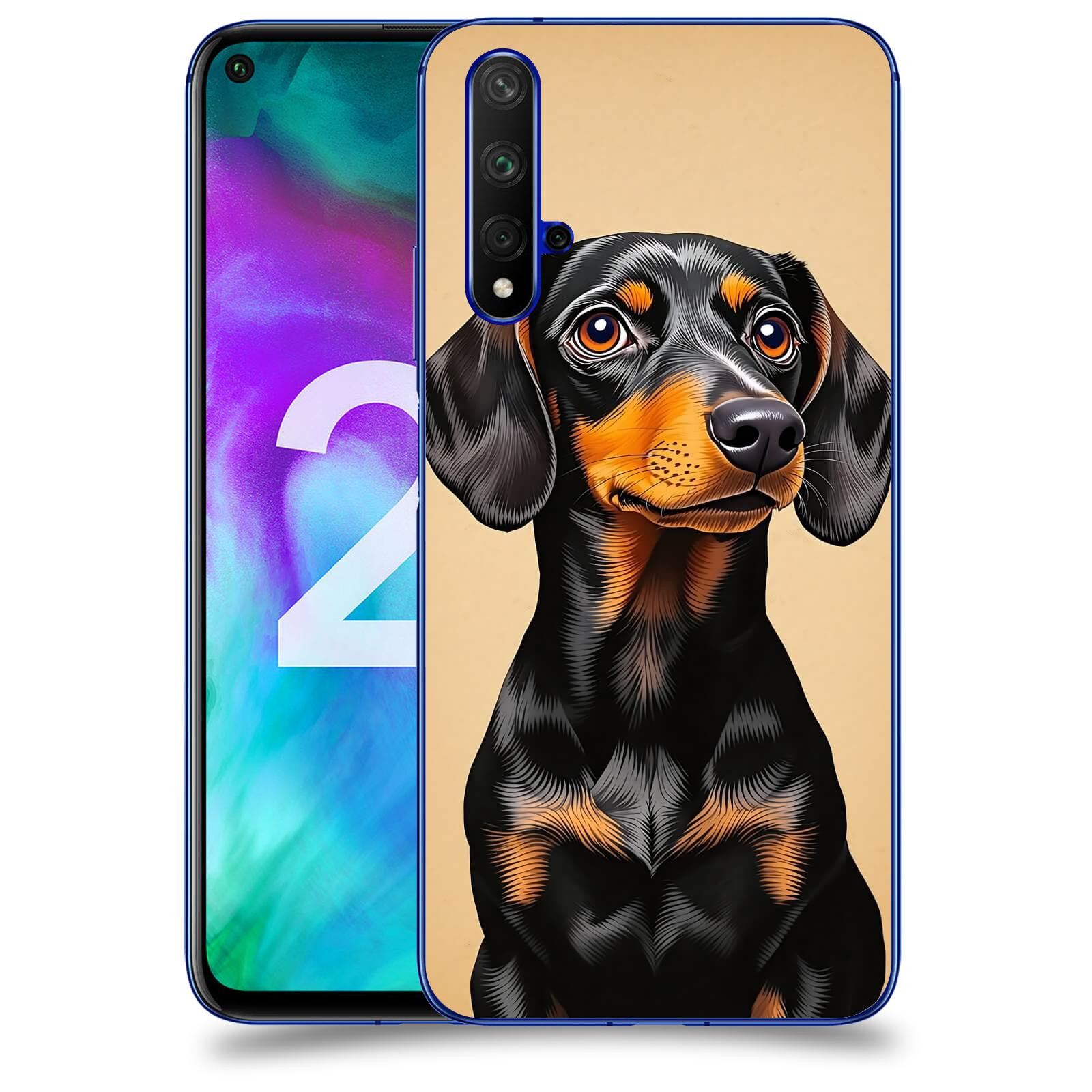 ACOVER Kryt na mobil Honor 20 - Dachshund I