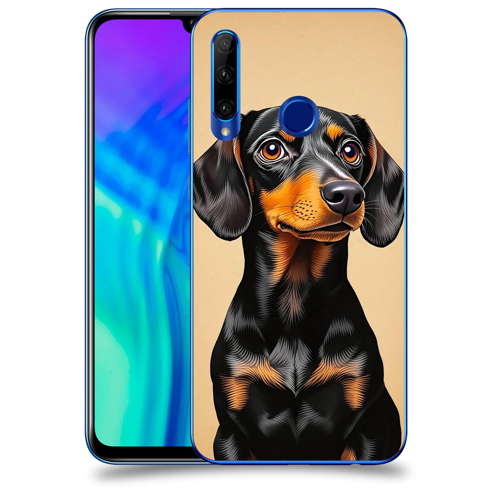 ACOVER Kryt na mobil Honor 20 Lite - Dachshund I