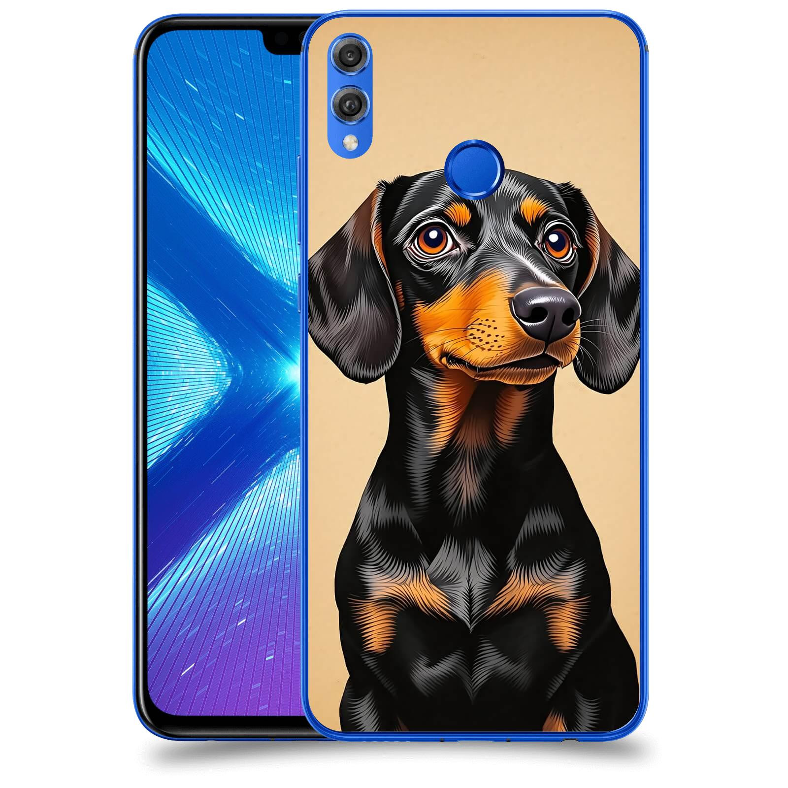 ACOVER Kryt na mobil Honor 8X - Dachshund I
