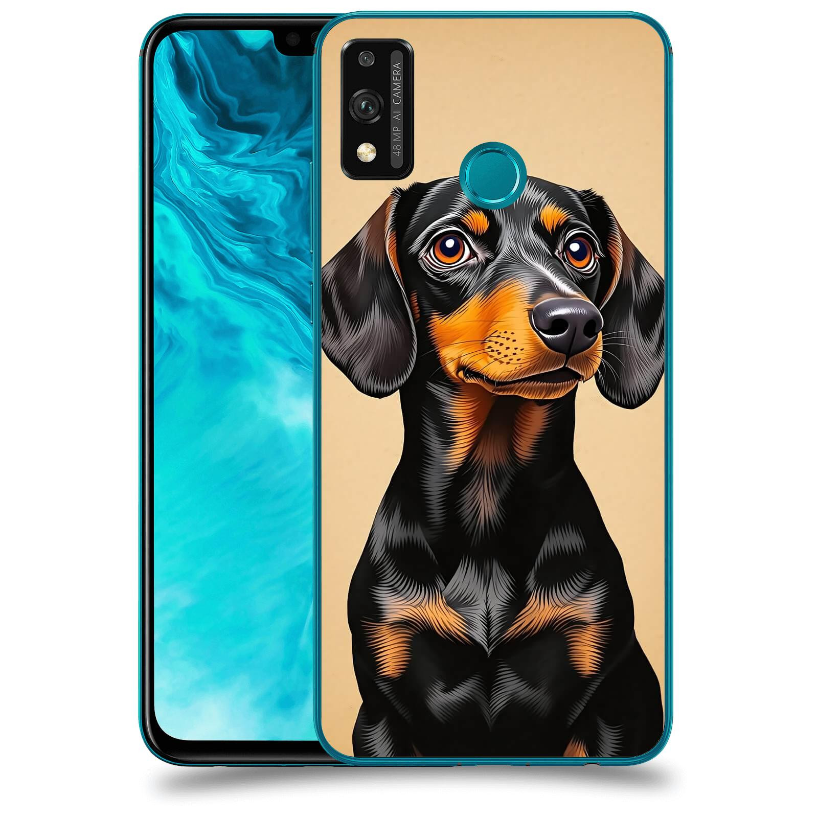 ACOVER Kryt na mobil Honor 9X Lite - Dachshund I