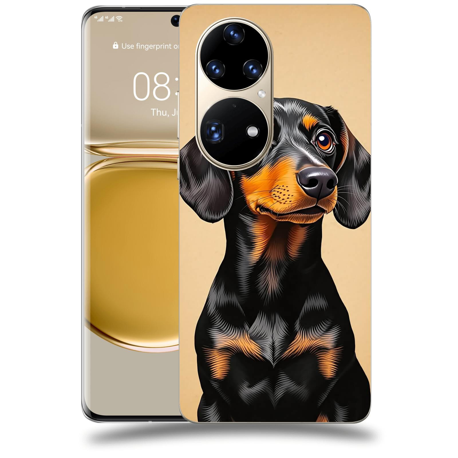 ACOVER Kryt na mobil Huawei P50 - Dachshund I