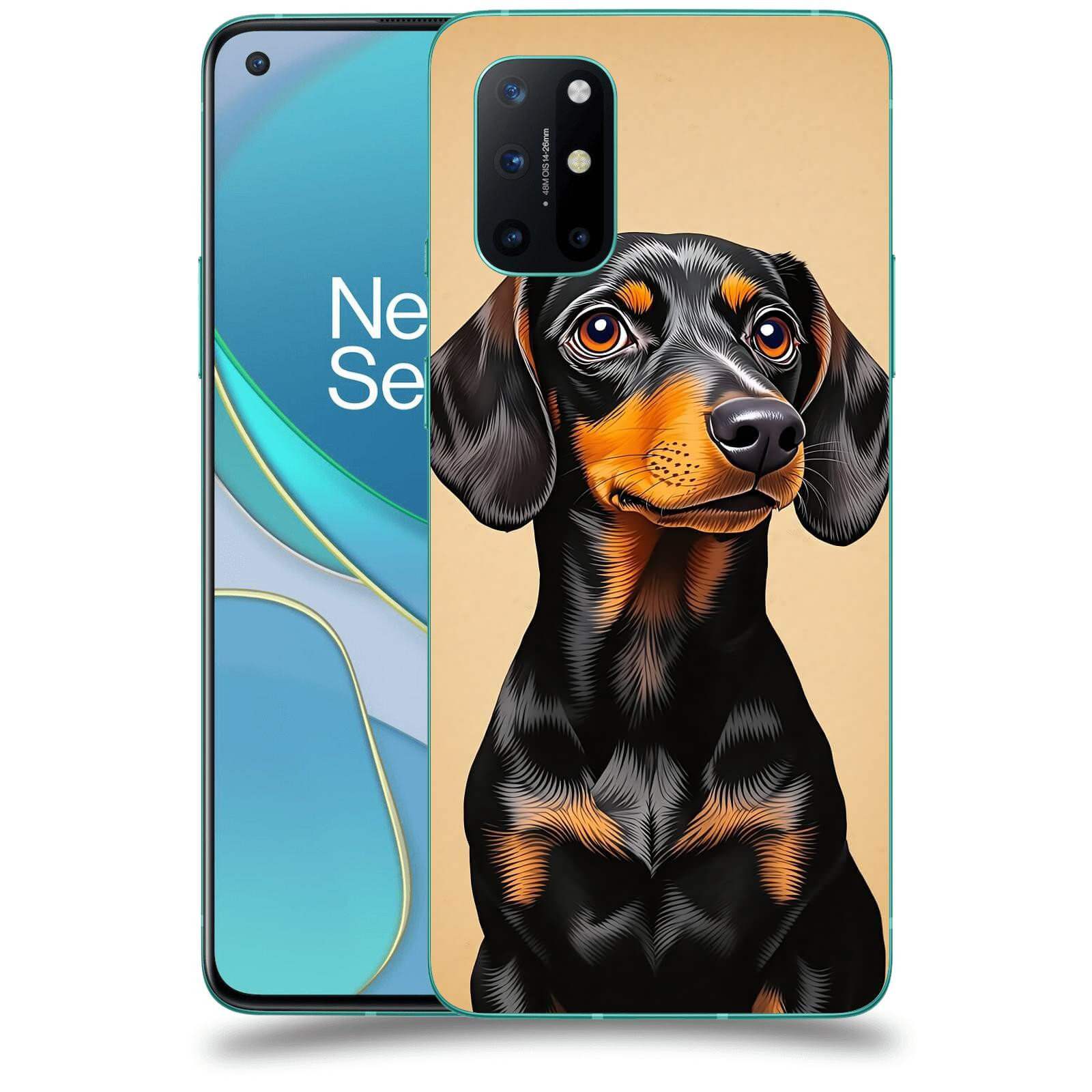 ACOVER Kryt na mobil OnePlus 8T - Dachshund I