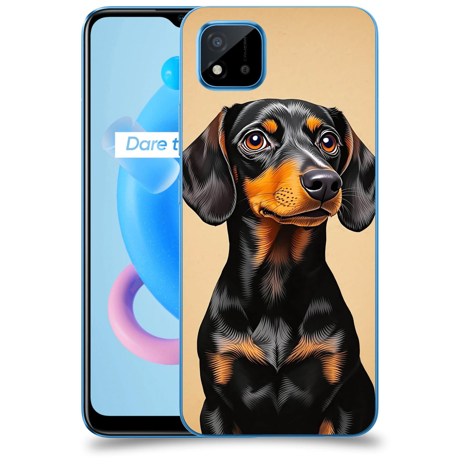 ACOVER Kryt na mobil Realme C11 (2021) - Dachshund I