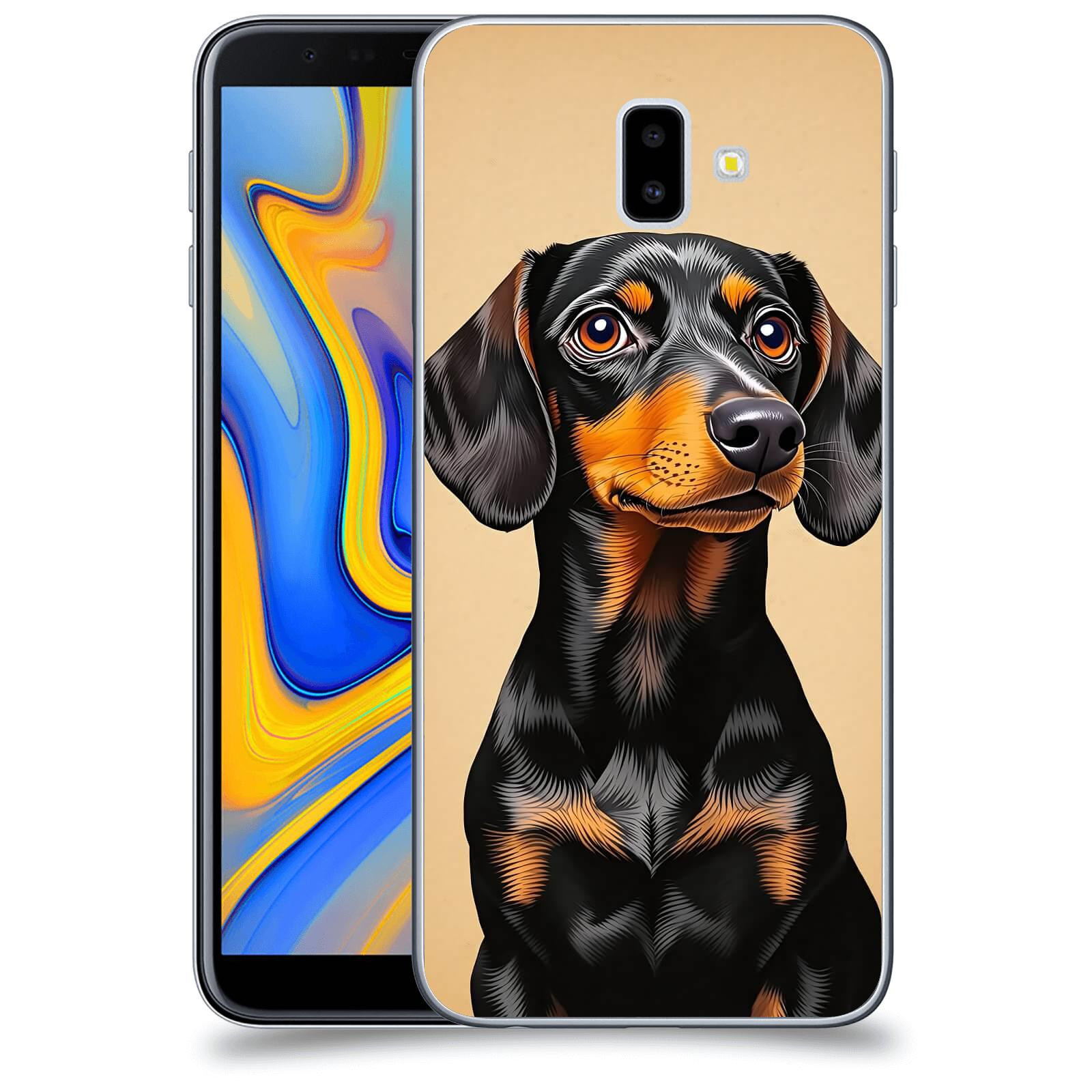 ACOVER Kryt na mobil Samsung Galaxy J6+ J610F - Dachshund I