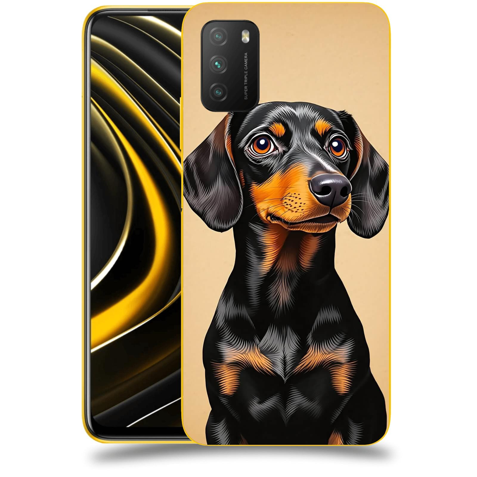 ACOVER Kryt na mobil Xiaomi Poco M3 - Dachshund I