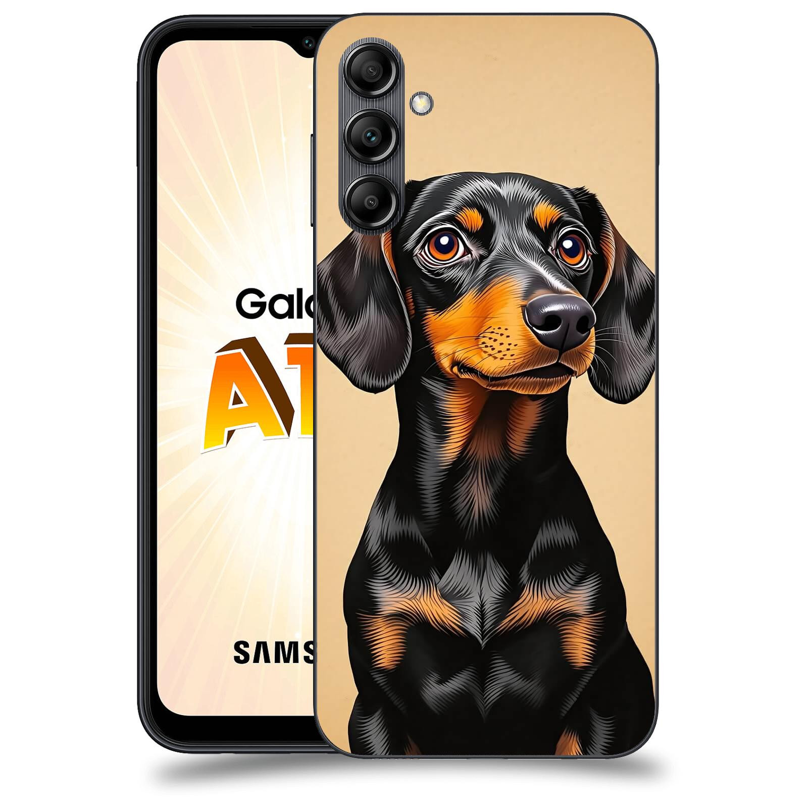 ACOVER Kryt na mobil Samsung Galaxy A14 LTE - Dachshund I