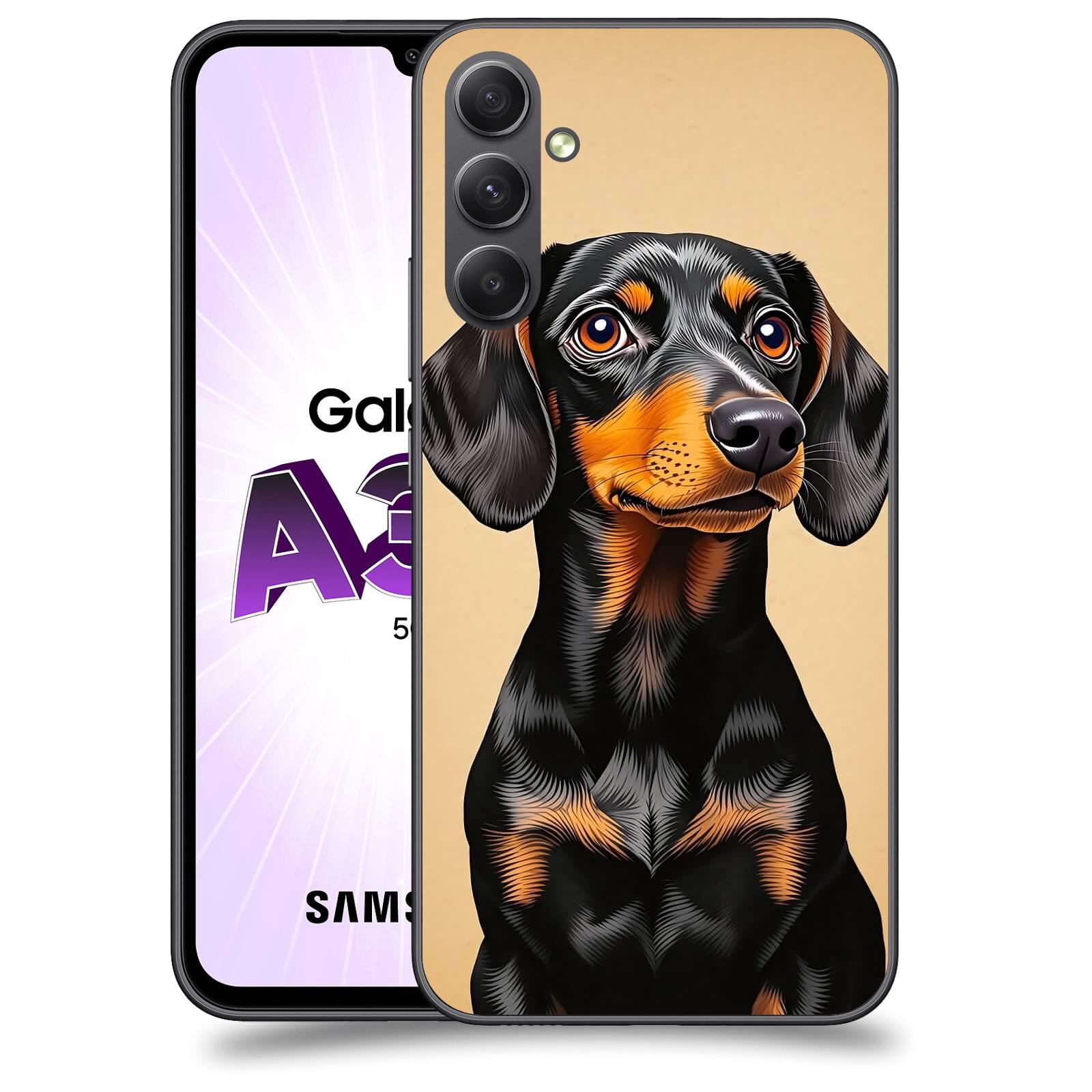 ACOVER Kryt na mobil Samsung Galaxy A34 - Dachshund I