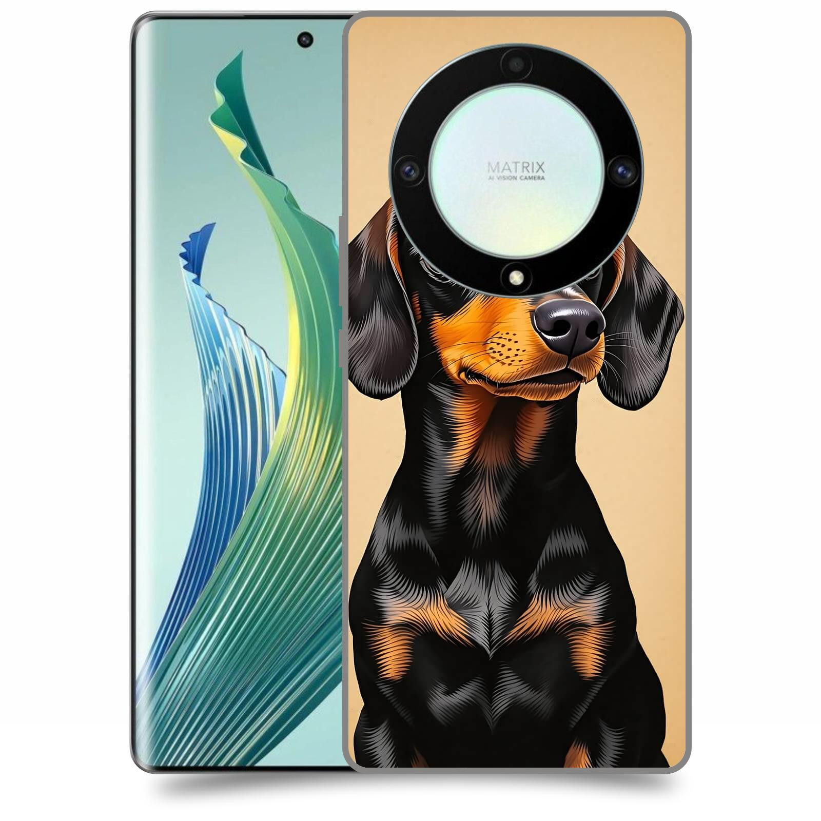 ACOVER Kryt na mobil Honor Magic 5 Lite 5G - Dachshund I