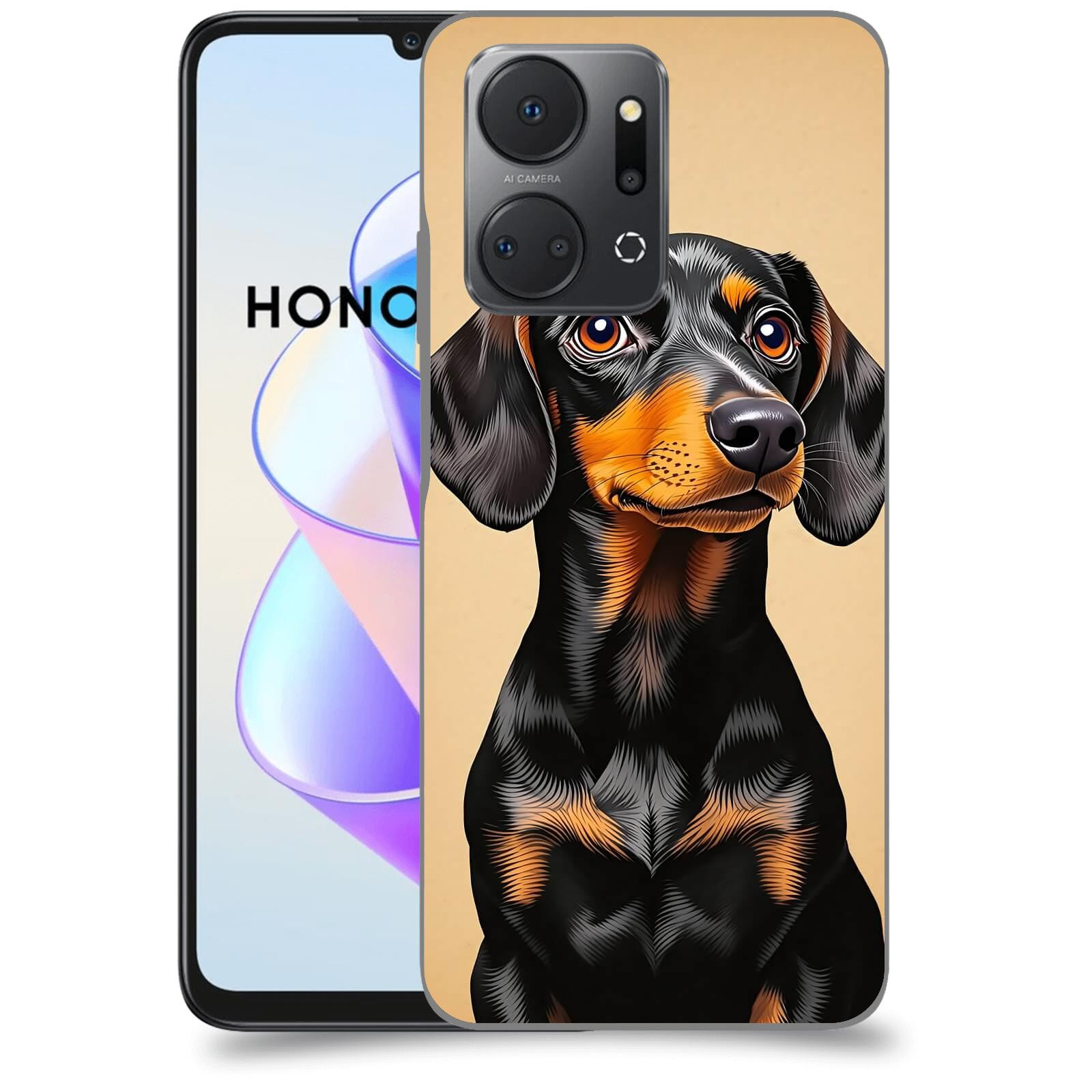 ACOVER Kryt na mobil HONOR X7a - Dachshund I