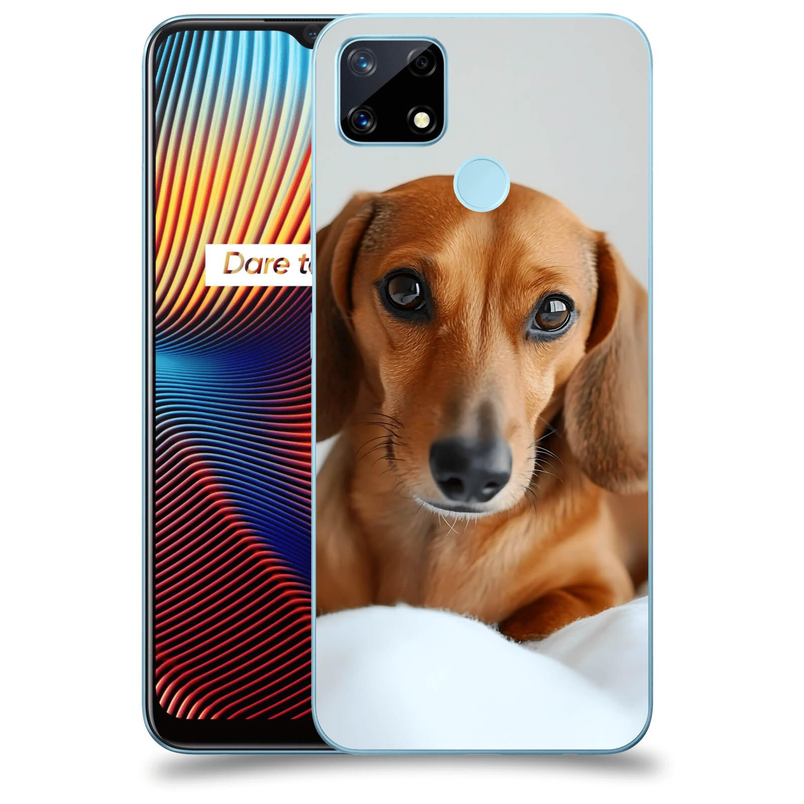 ACOVER Kryt na mobil Realme 7i - Dachshund II