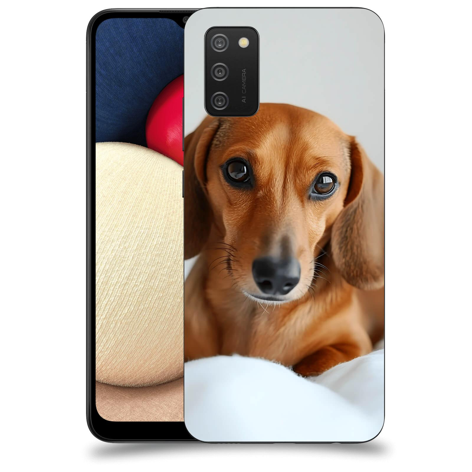 ACOVER Kryt na mobil Samsung Galaxy A02s A025G - Dachshund II