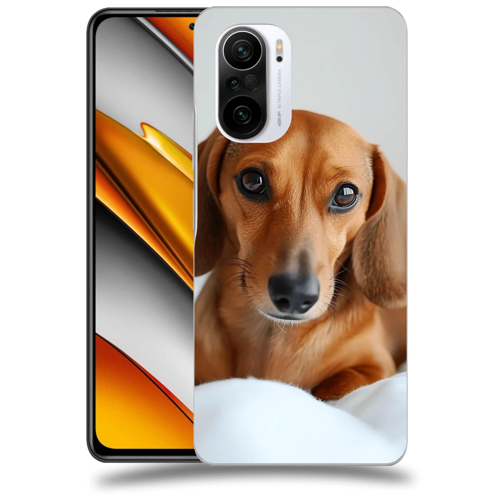 ACOVER Kryt na mobil Xiaomi Poco F3 - Dachshund II