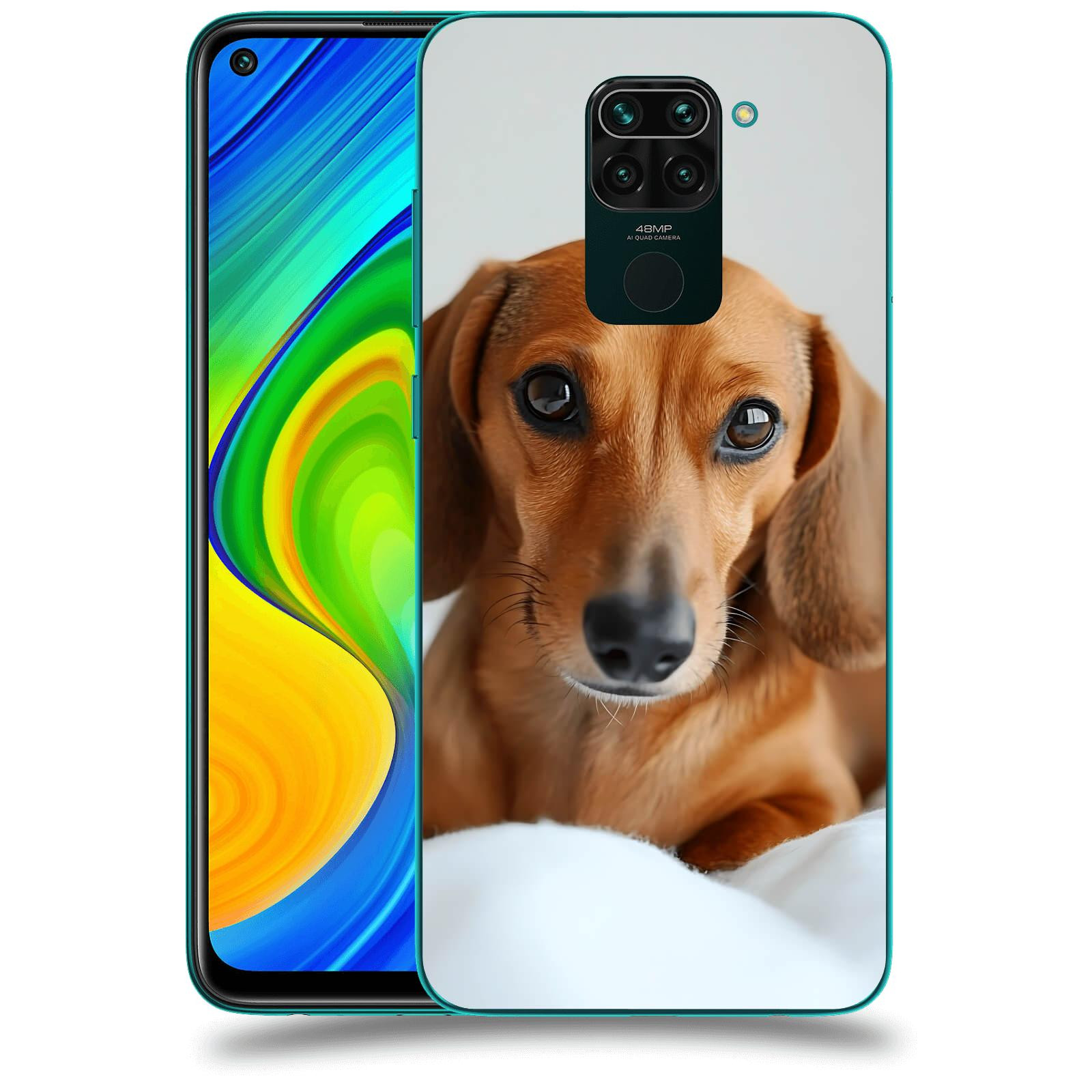 ACOVER Kryt na mobil Xiaomi Redmi Note 9 - Dachshund II