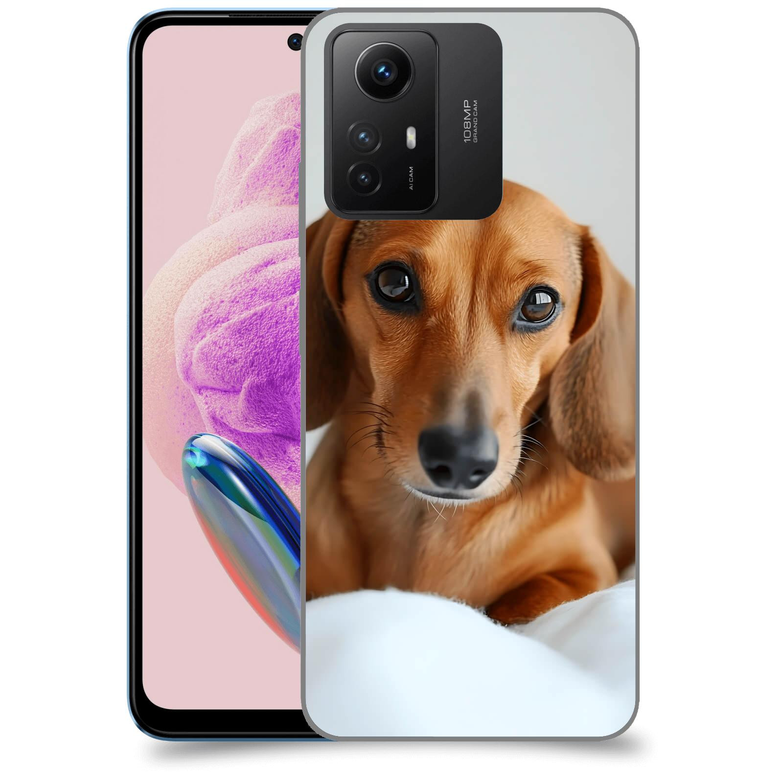 ACOVER Kryt na mobil Xiaomi Redmi Note 12S - Dachshund II